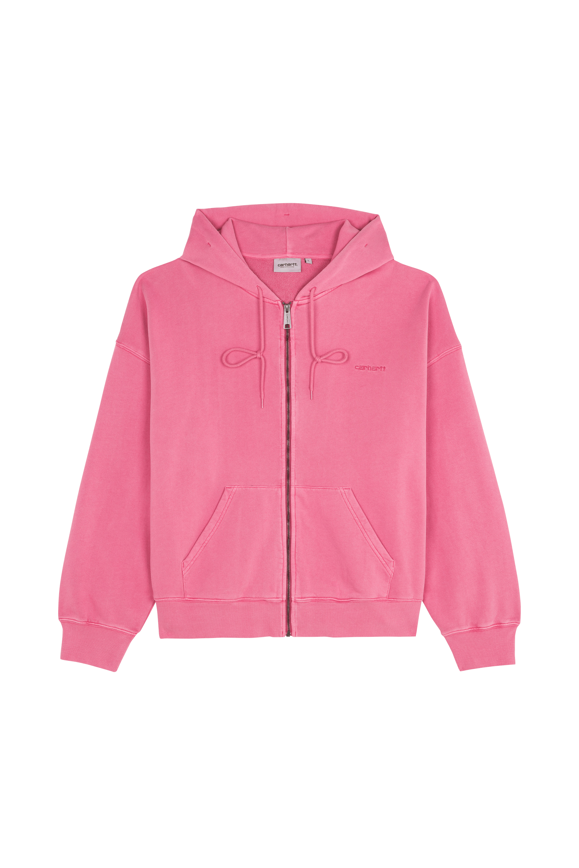 Hoodie zippé hooded benton sweat jacket CARHARTT WIP Rose