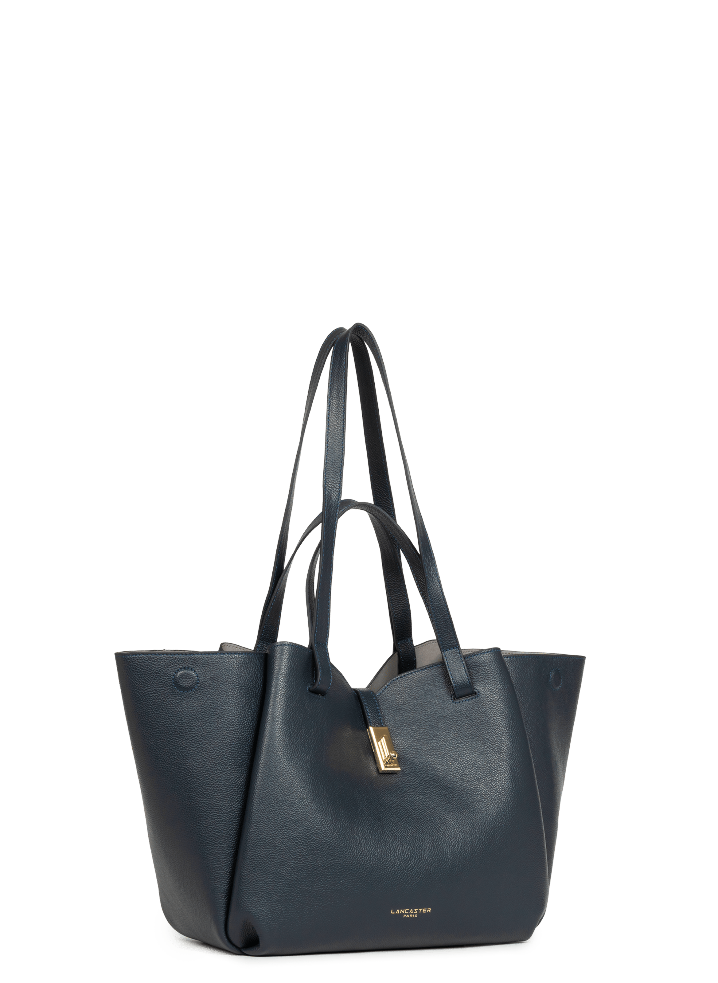 Grand sac cabas épaule - milano horizon LANCASTER Bleu