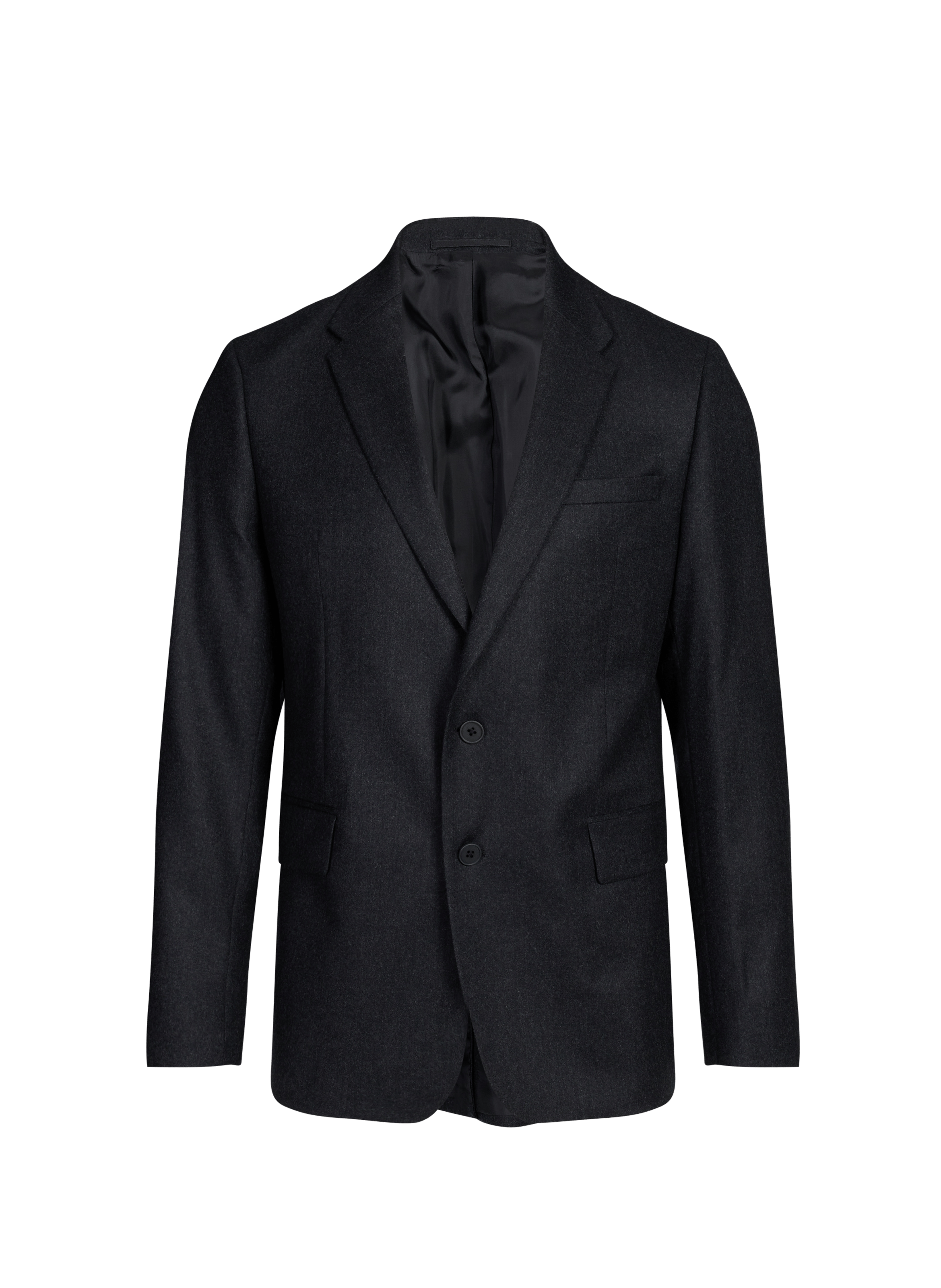 Veste de costume unie en laine SAISON 1865 Gris