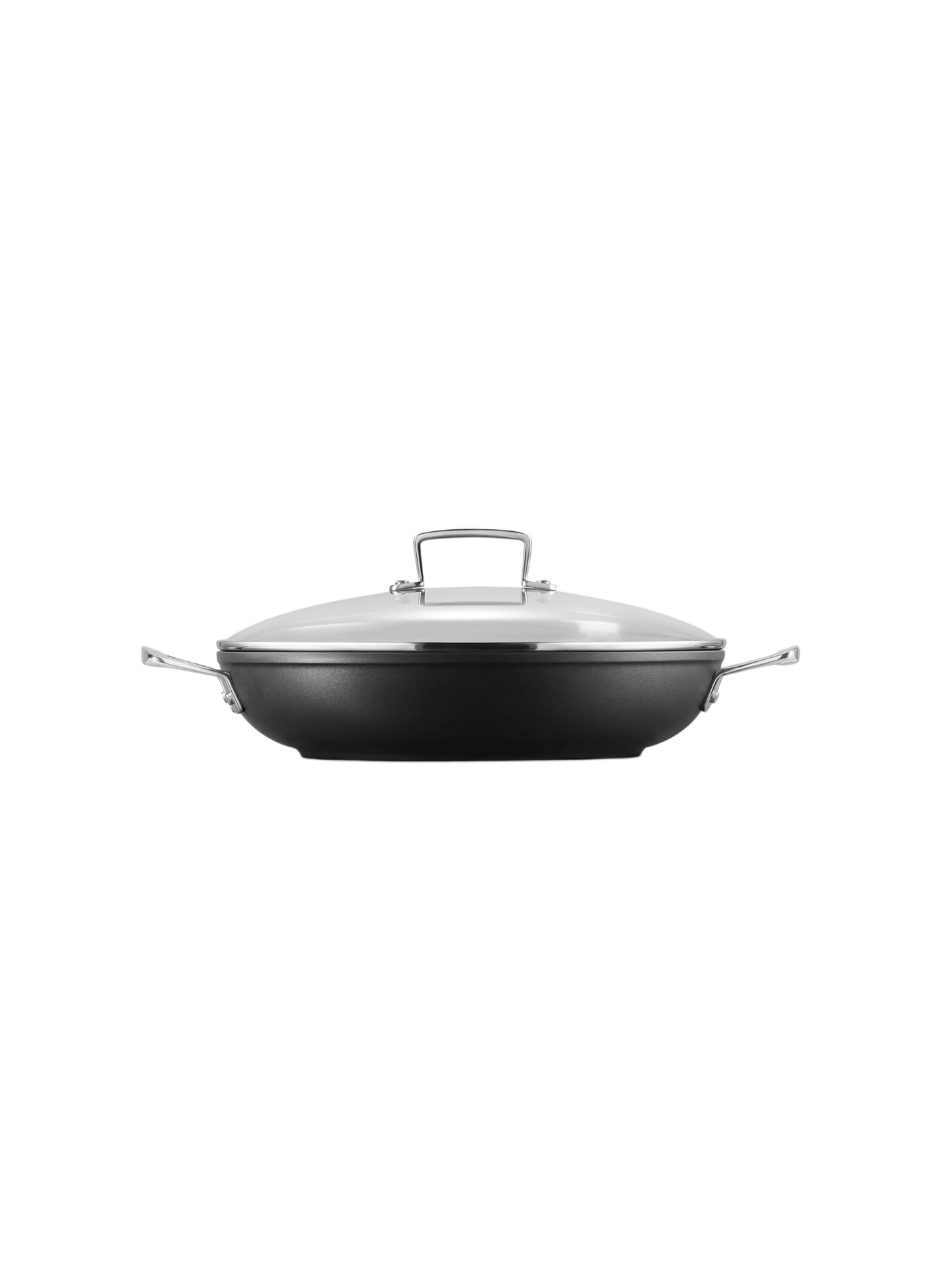Provenzalische Antihaft-Bratpfanne mit Deckel "Les Forgées" LE CREUSET Schwarz
