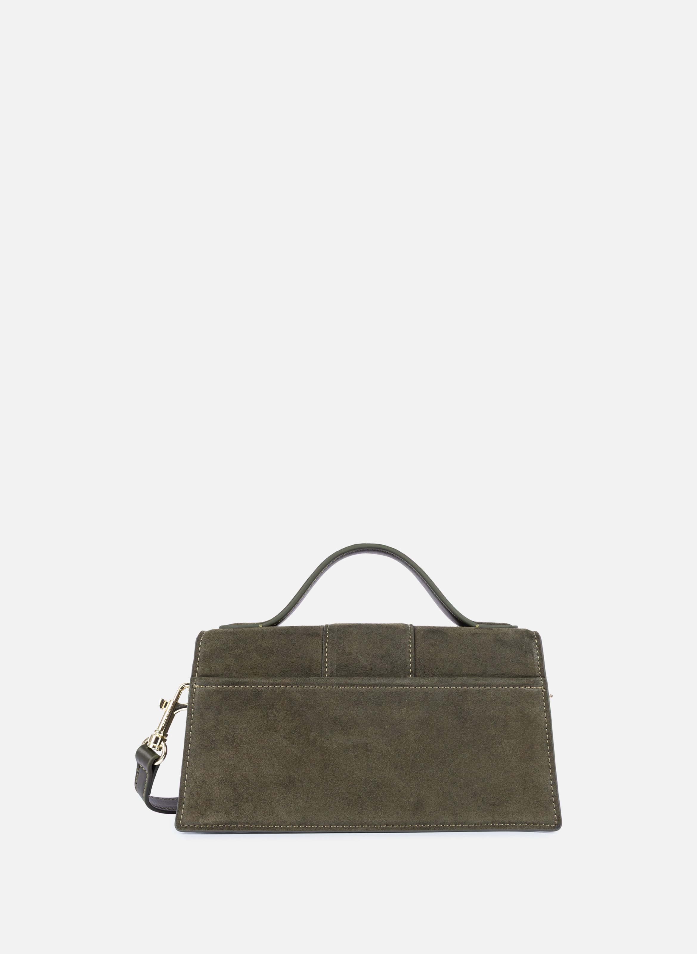 Sac à main - suède ily LANCASTER Kaki