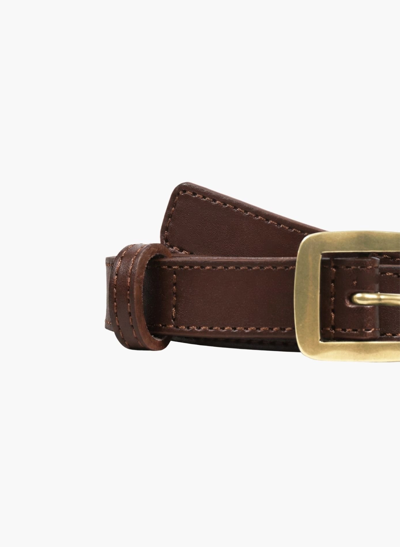 Ceinture alix cuir JULES & JENN Marron