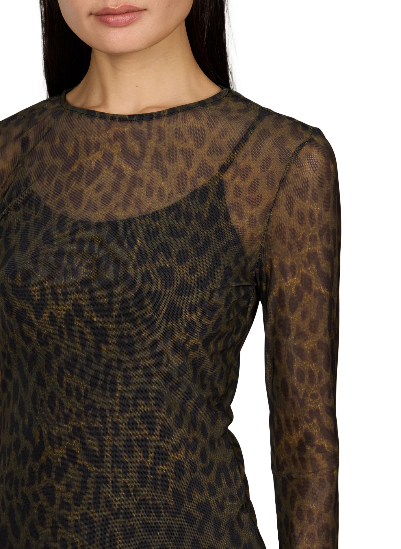 Top ROUMESSA animal print ROUGE EDIT Brown