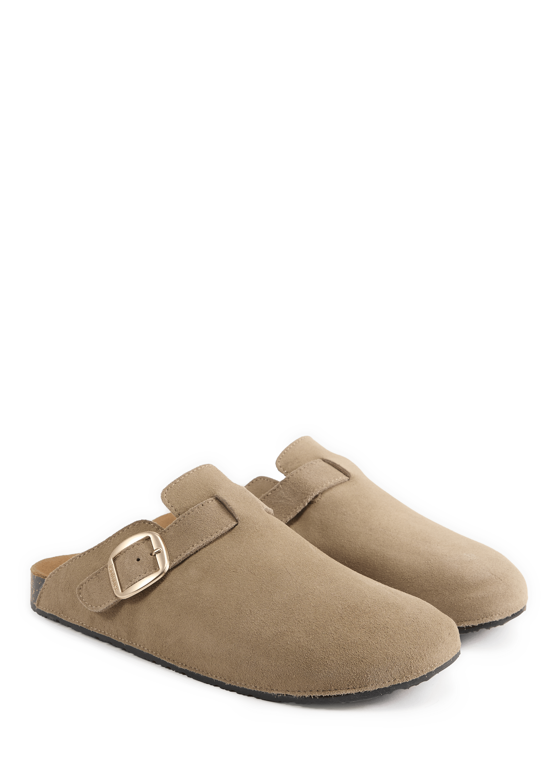 Leather Mules ISOTONER Beige