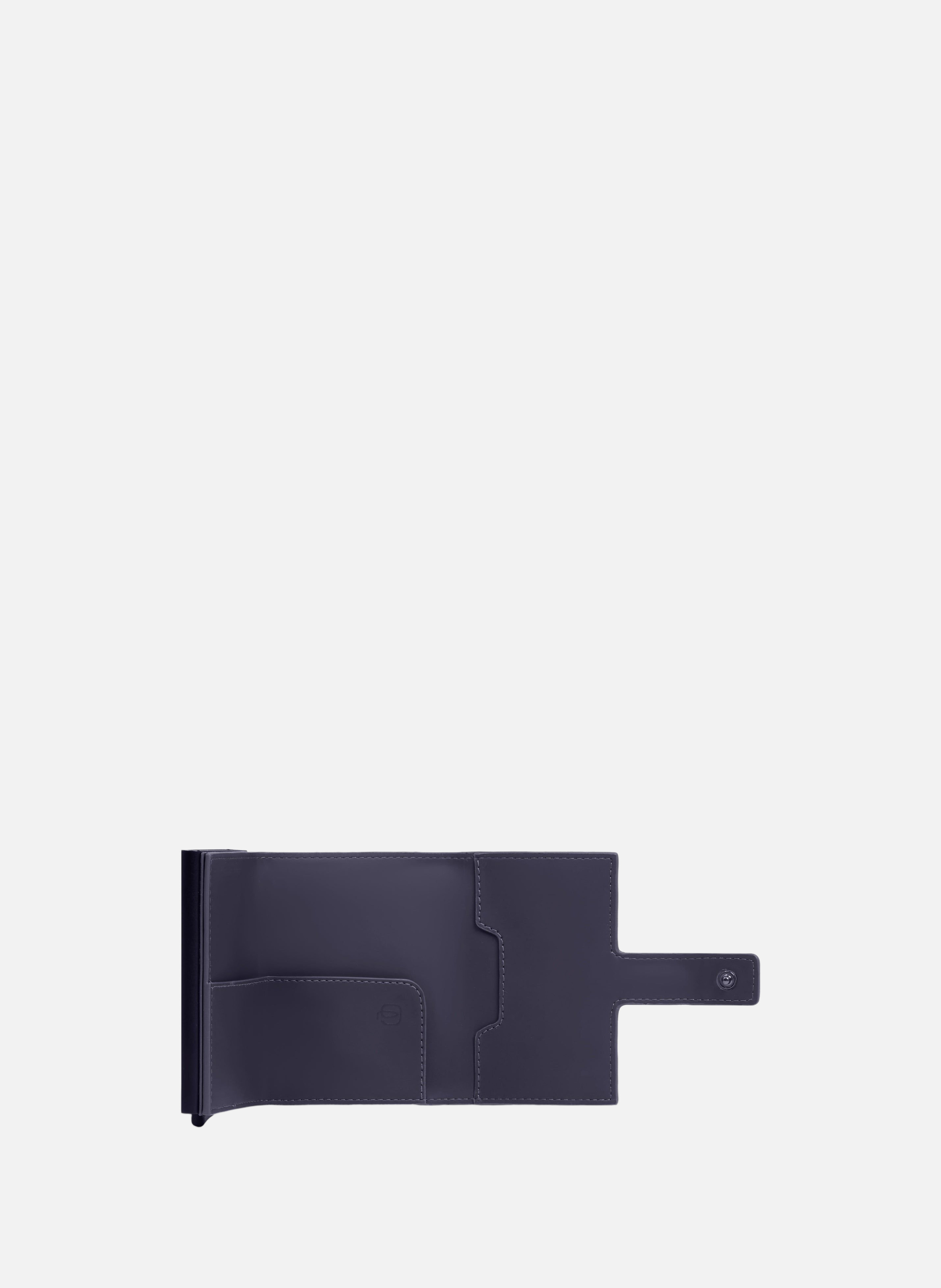 Porte-cartes pop-up automatique PIQUADRO Bleu