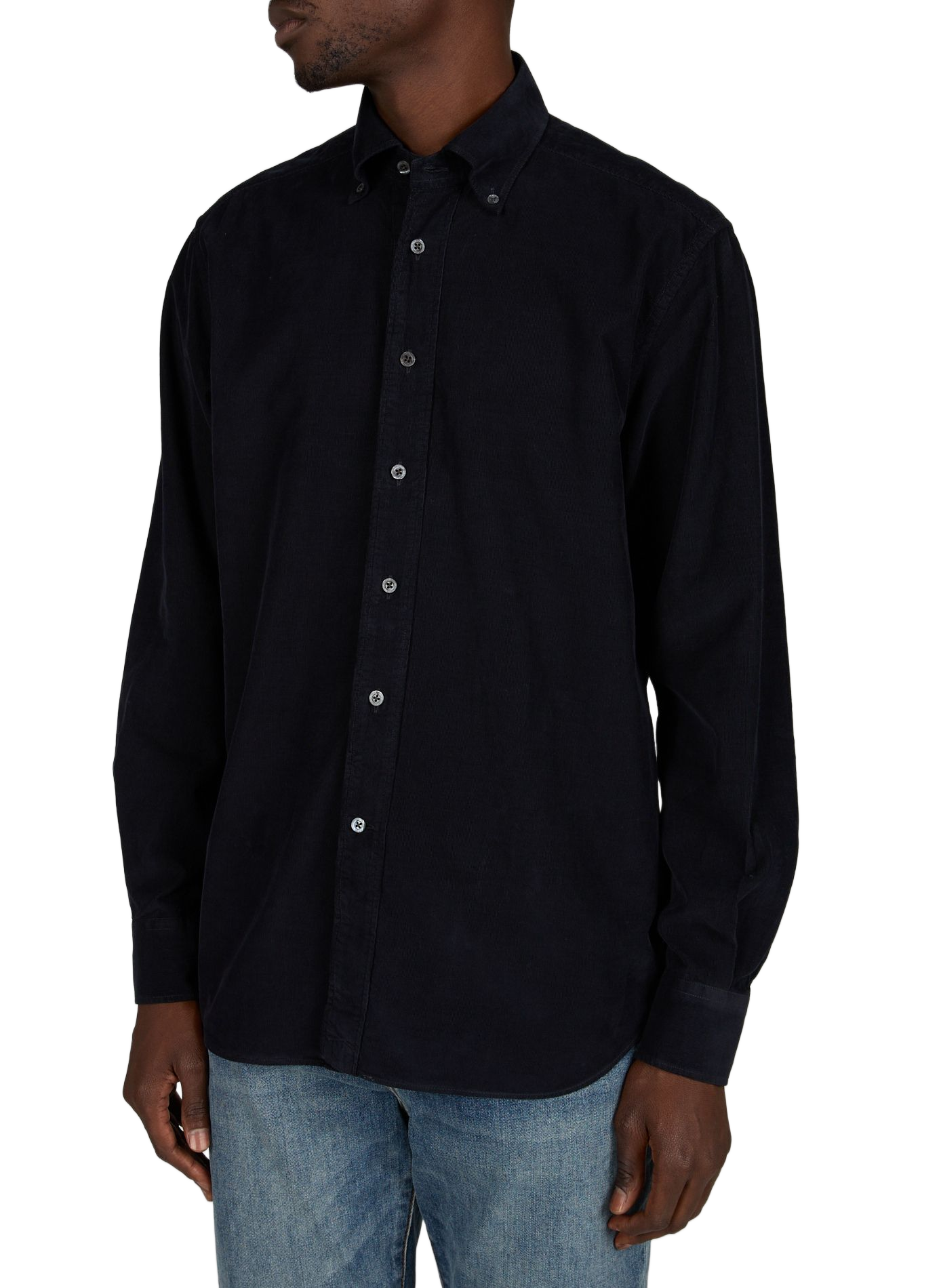 Baumwollhemd CORNELIANI Blau