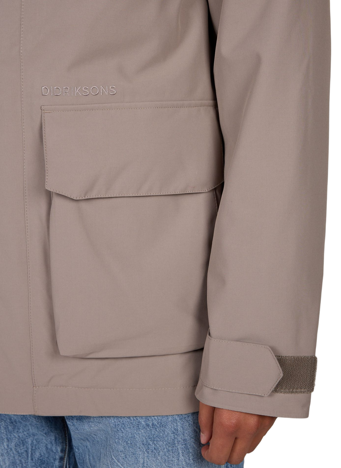 Rechte parka met capuchon DIDRIKSONS Bruin
