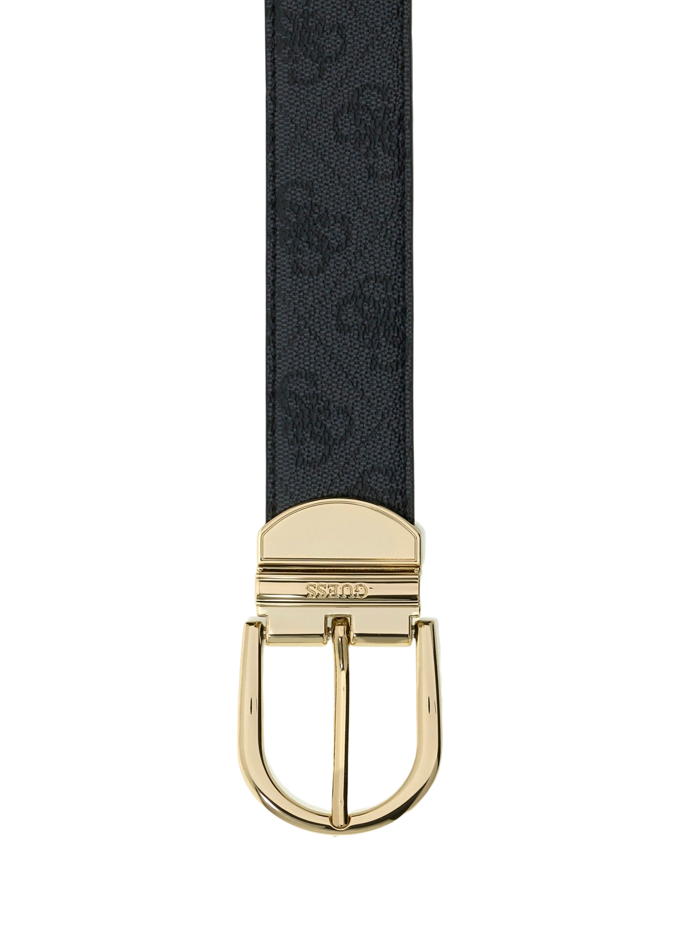 Ceinture imprimée effet cuir  GUESS Noir