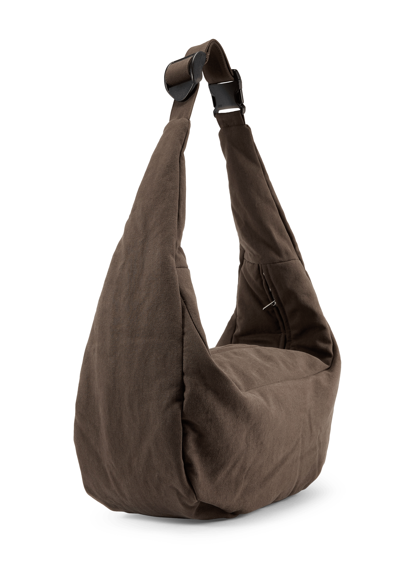 Cotton crossbody bag SEVENTH Brown