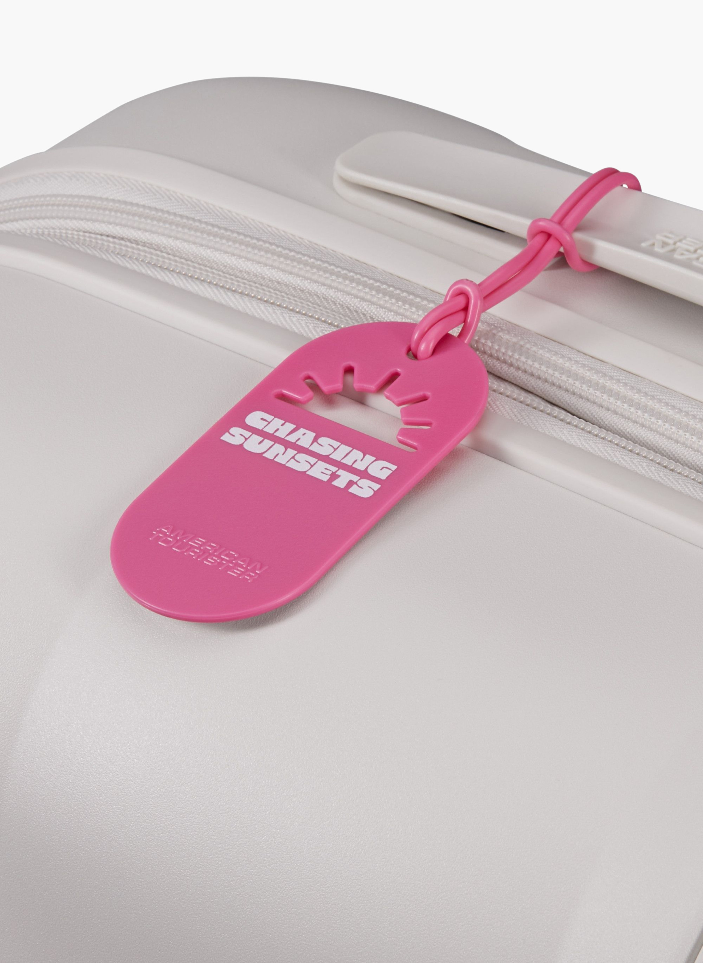 Étiquette à bagages taille s AMERICAN TOURISTER Rose