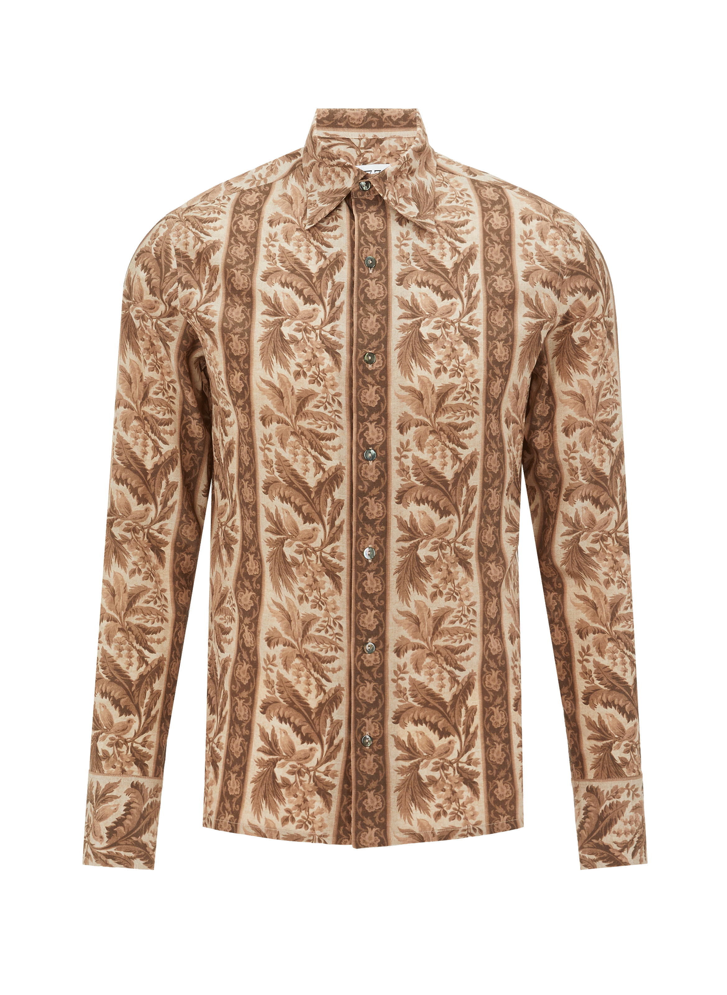 Chemise à imprimé en soie