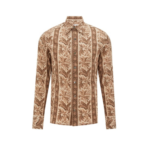 Chemise à imprimé en soie