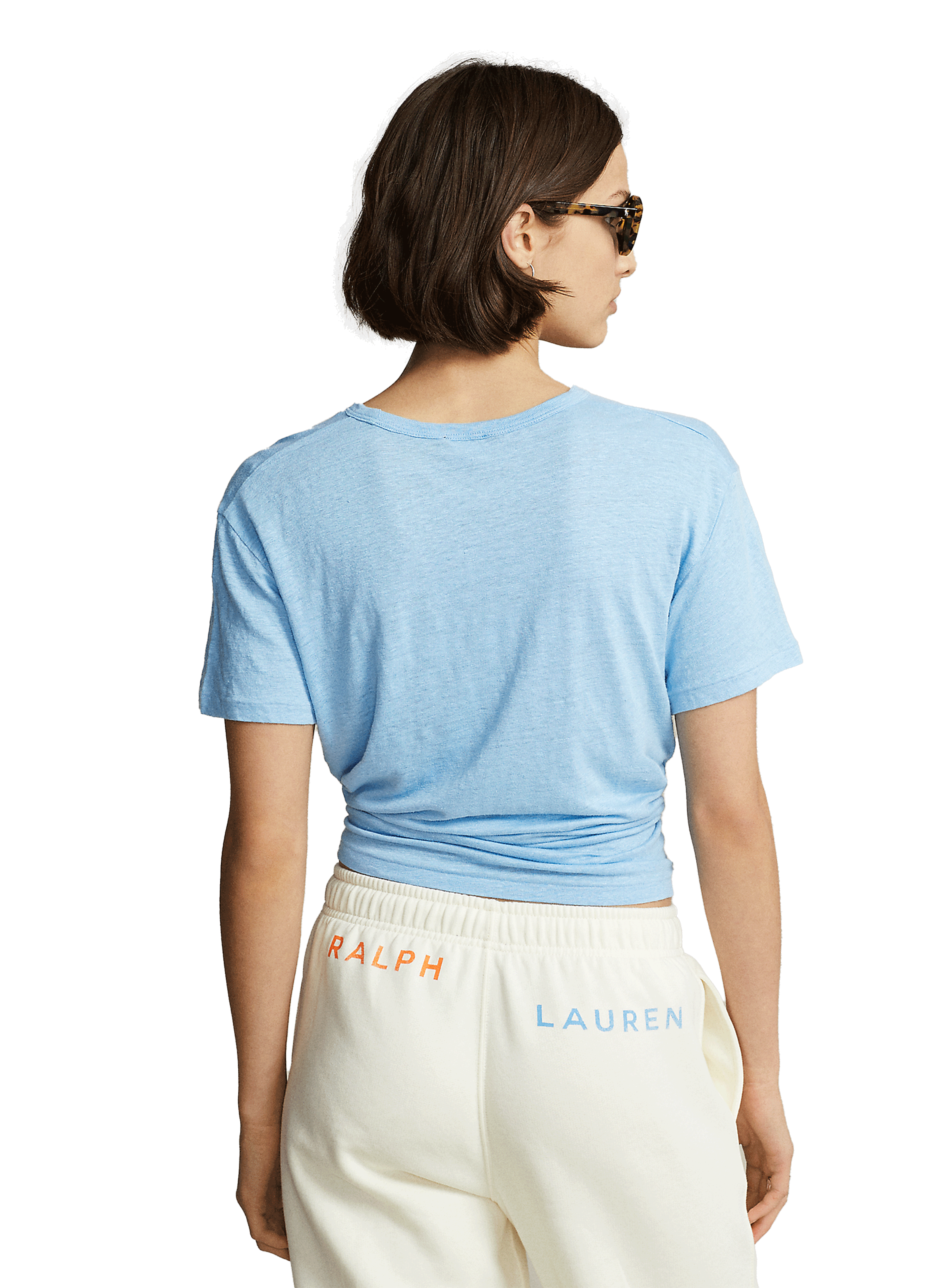 Round-neck cotton T-shirt POLO RALPH LAUREN Blue