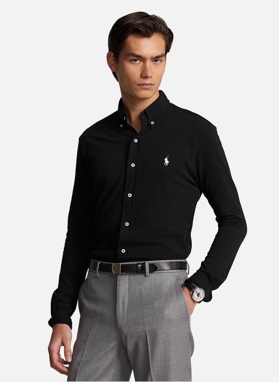Chemise en coton Noir by POLO RALPH LAUREN POLO RALPH LAUREN Chemise en coton Noir