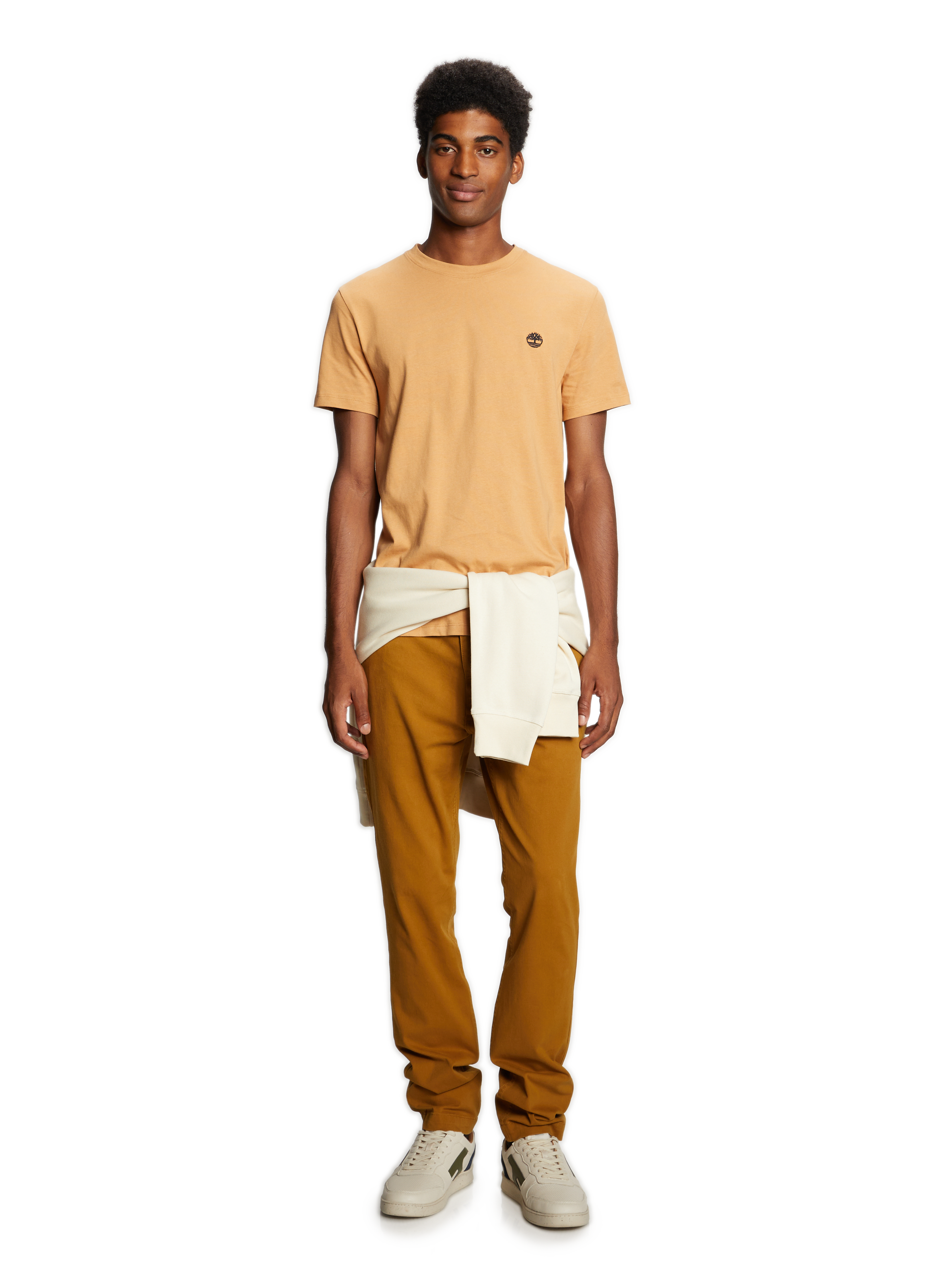 Cotton T-shirt TIMBERLAND Beige