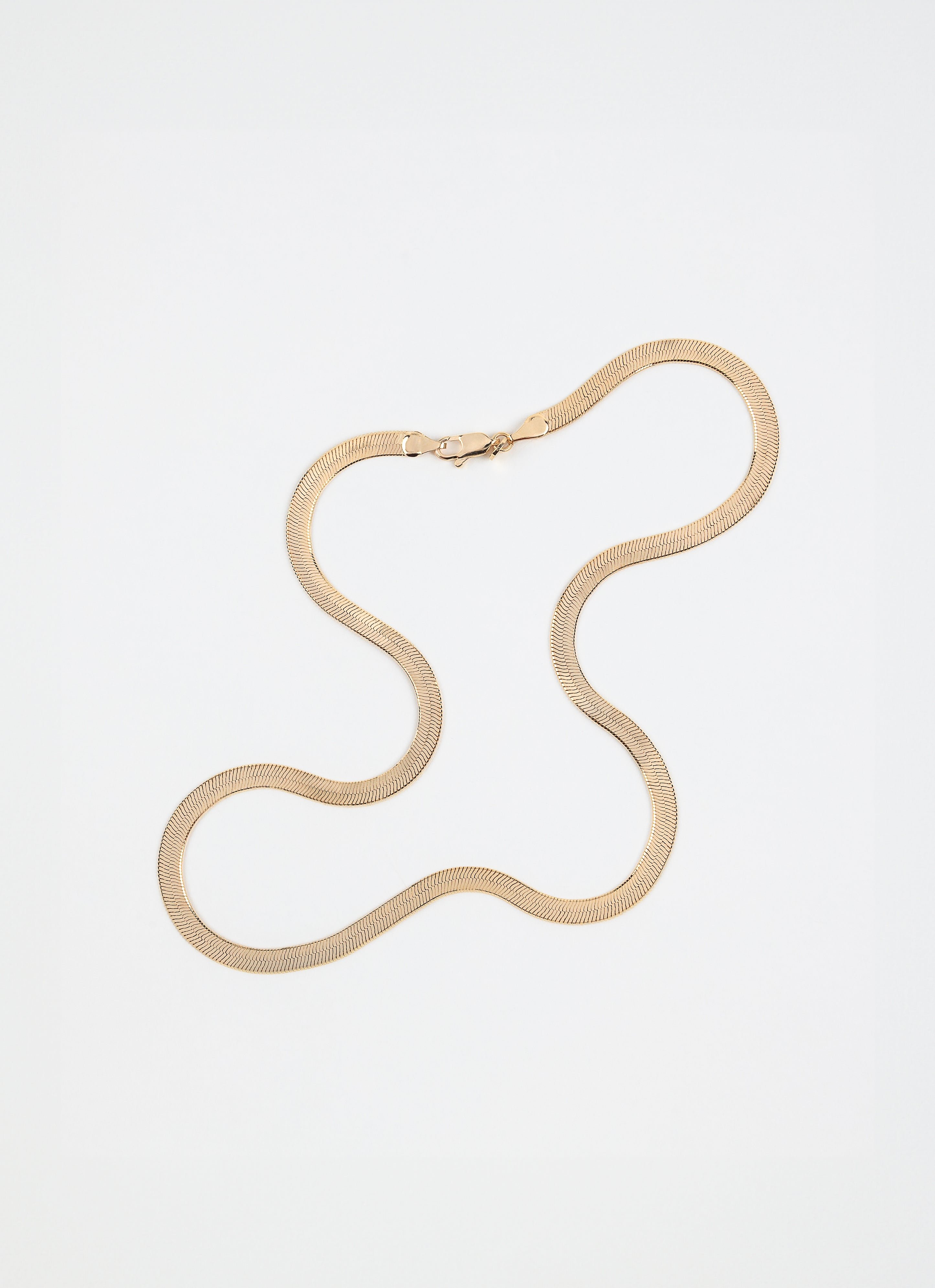 Collier ripple argent 925 plaqué or ANNA SOTTILOTTA Doré