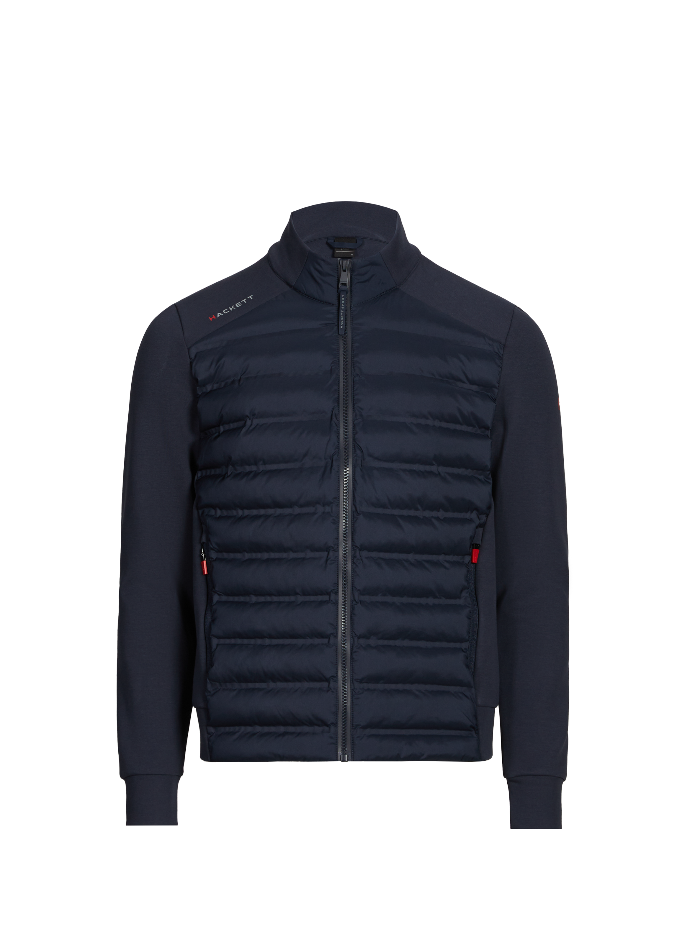 Sweatshirt zippé matelassé HACKETT Bleu