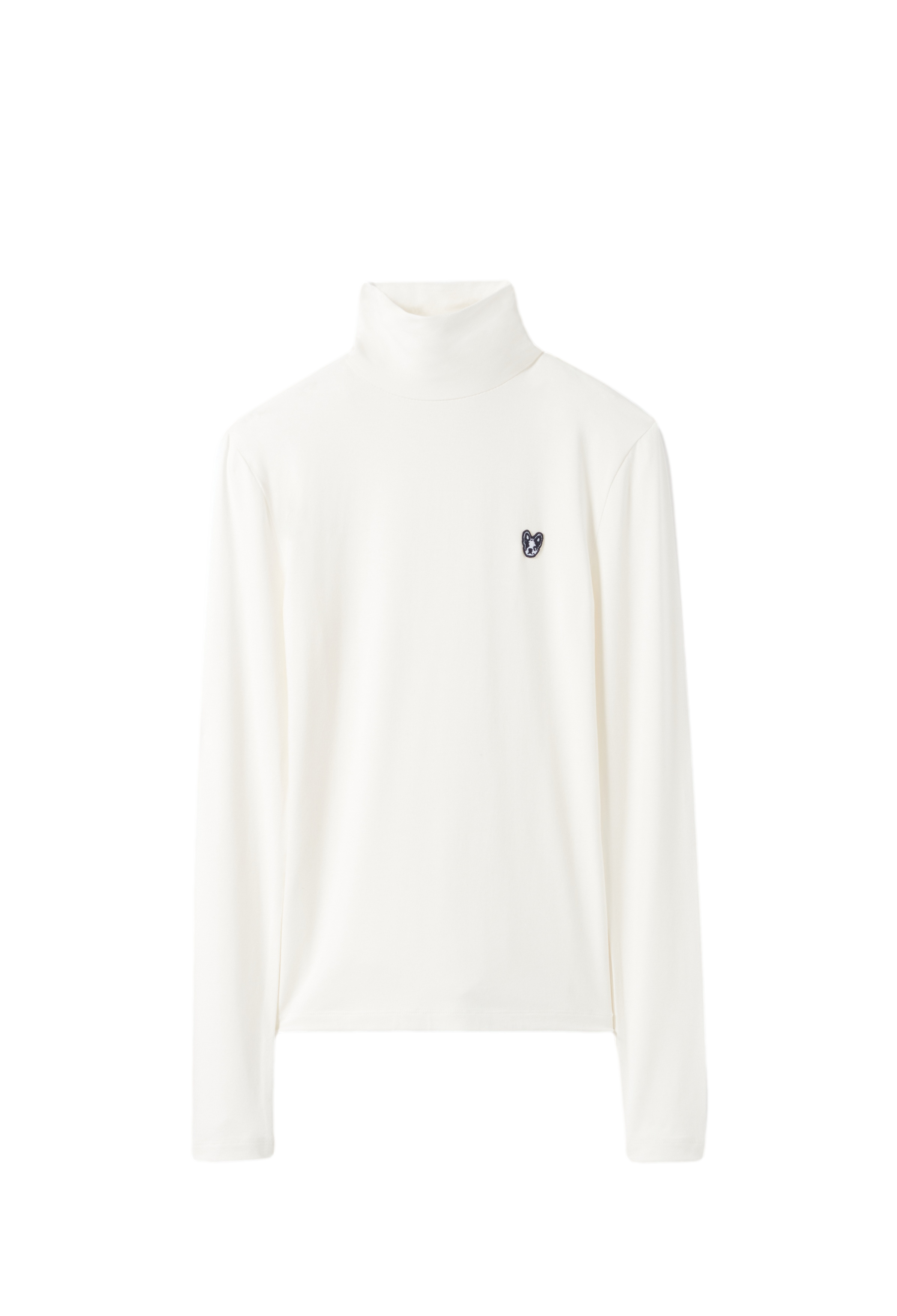 Top manches longues col cheminé CLAUDIE PIERLOT Beige