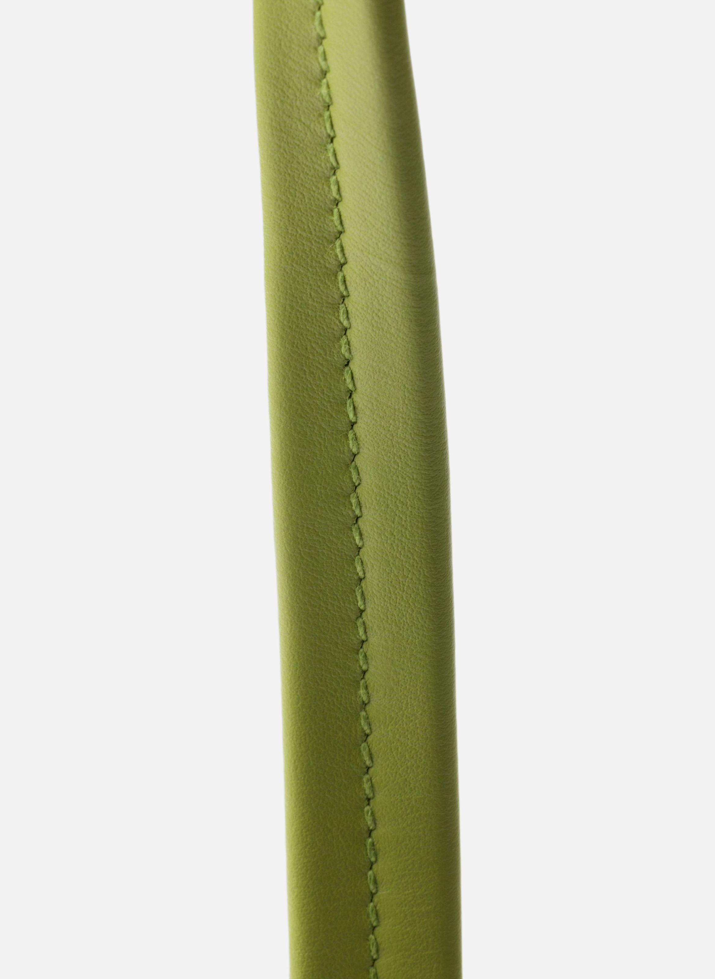 Sac à main en re-nylon et cuir avec cadenas PRADA Vert