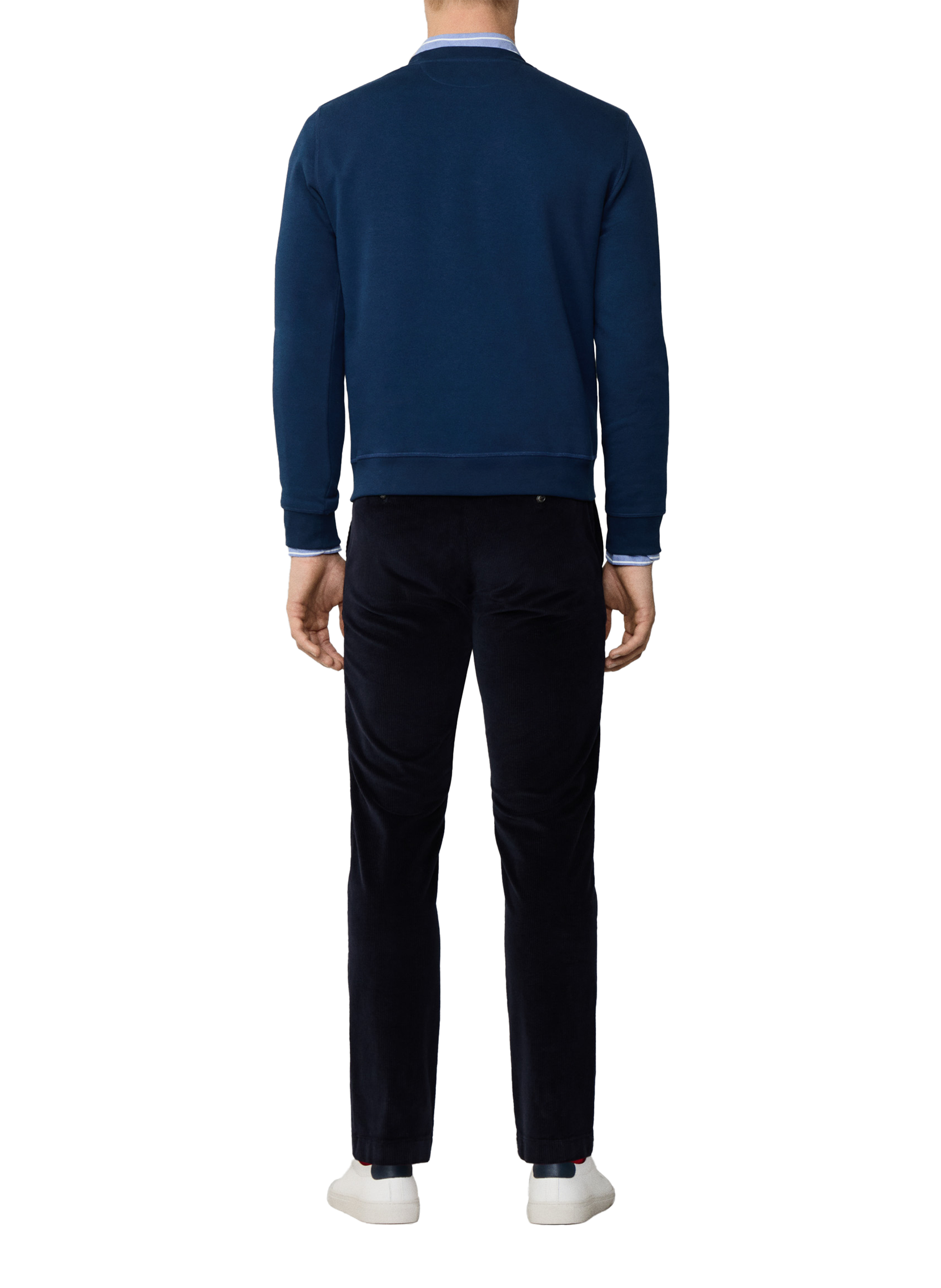 Sweatshirt à logo en coton mélangé FACONNABLE Bleu