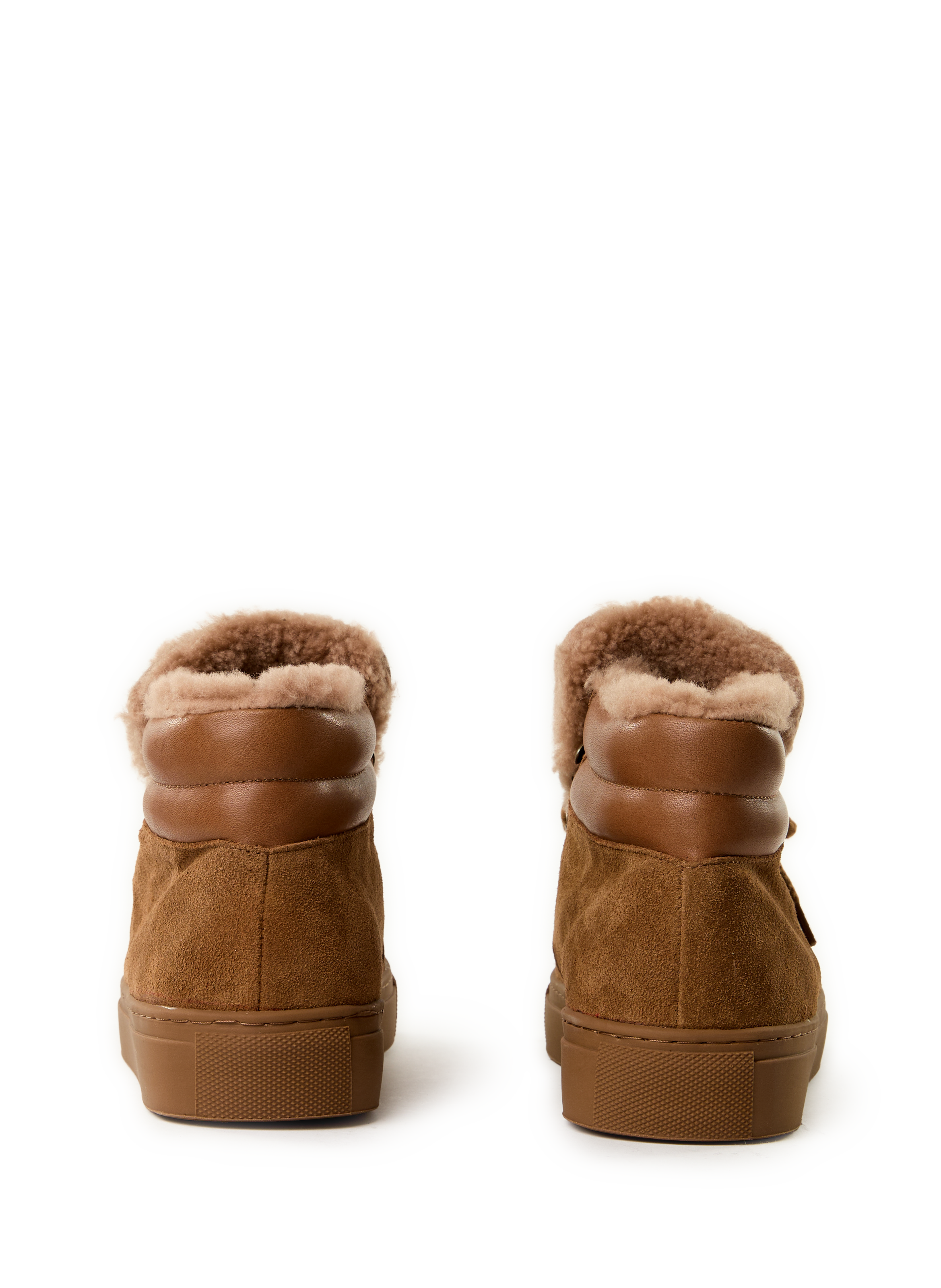 Baskets Layla en cuir MAISON TOUFET Marron