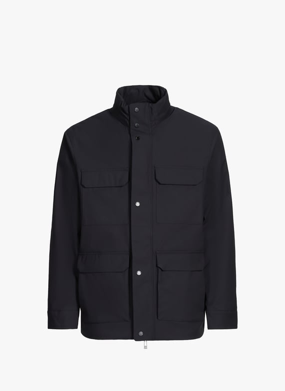 Blouson droit col montant | Bleu by ARMANI EXCHANGE Blouson droit col montant Bleu