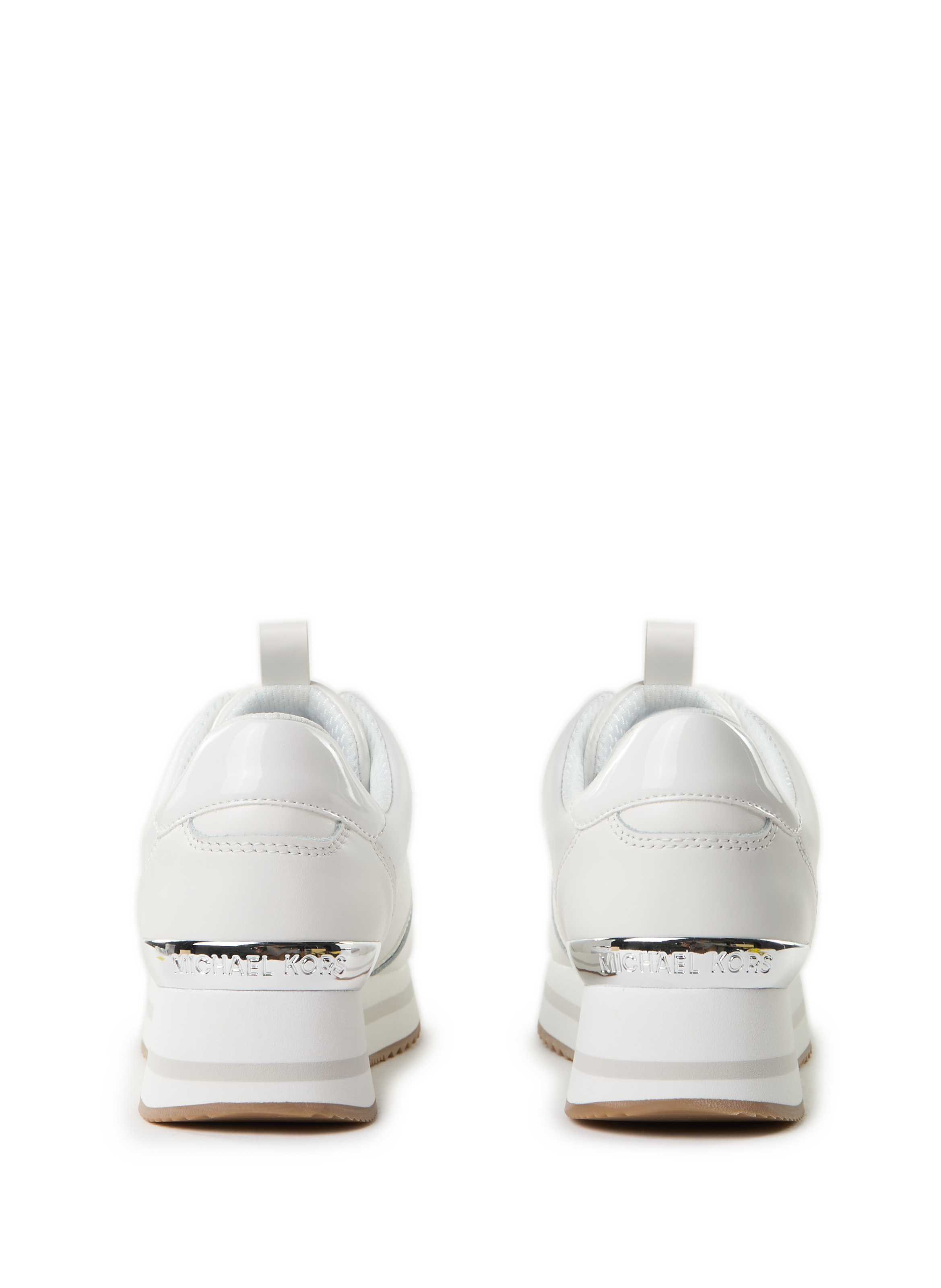 Leather platform sneakers MICHAEL KORS White