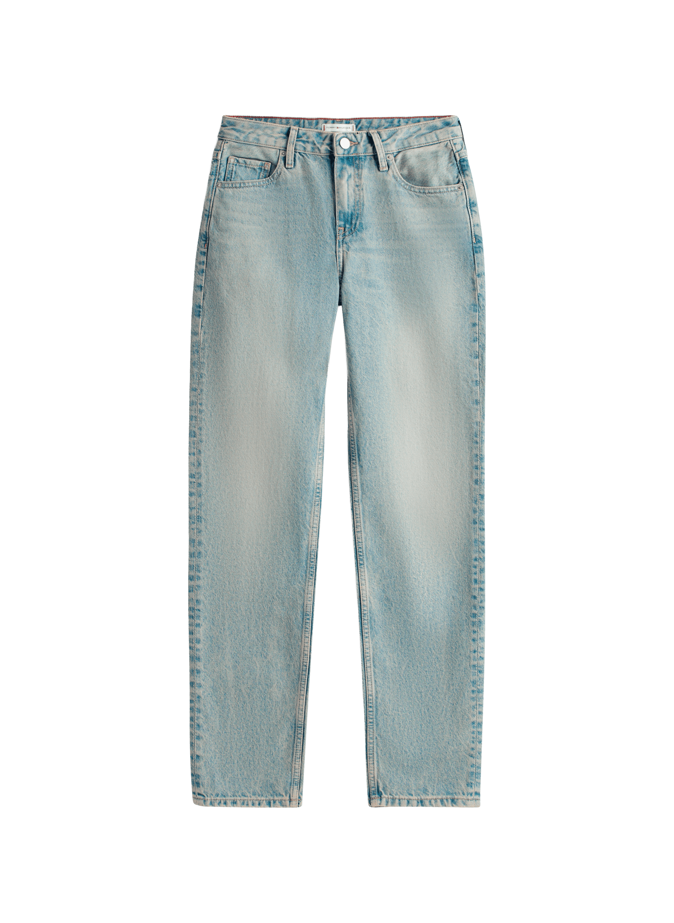 Faded cotton jeans TOMMY HILFIGER Blue