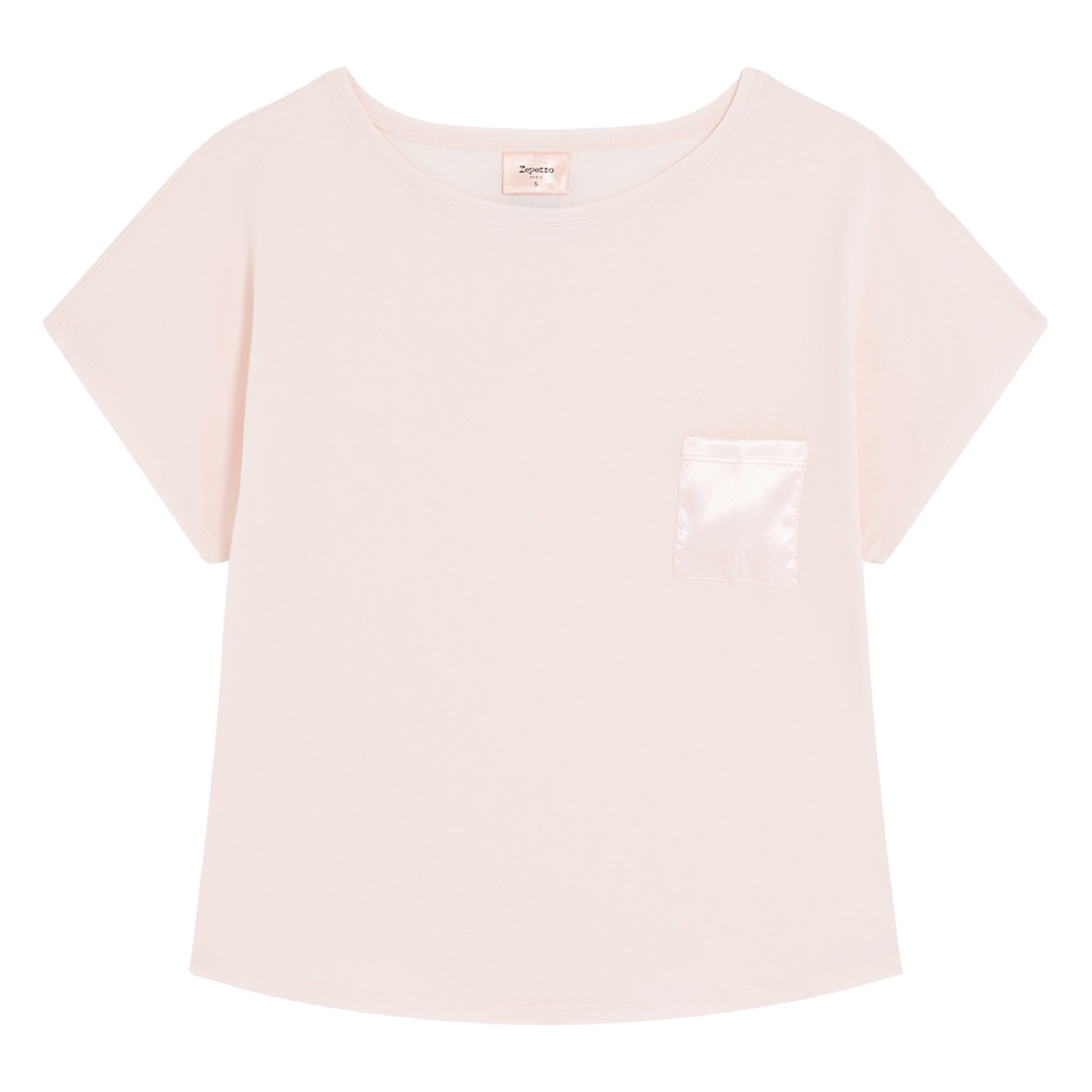 Tee-shit oversize en coton mélangé REPETTO Rose