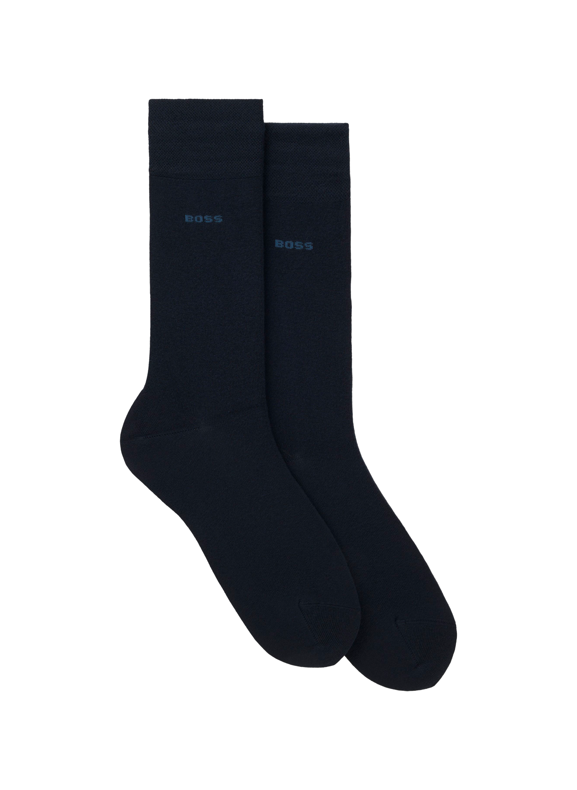 Set of 2 pairs of mid-high socks BOSS Blue