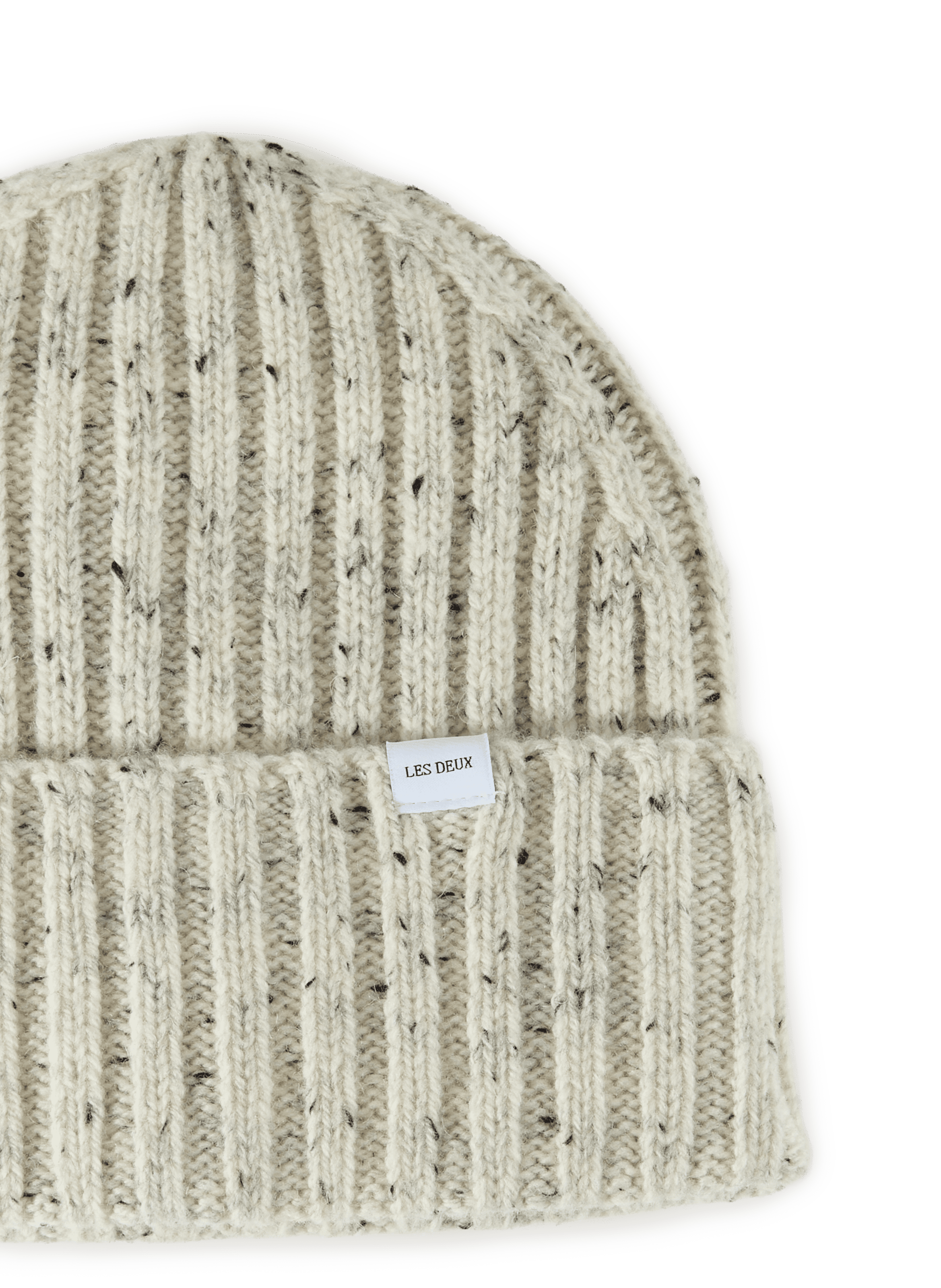 Fleck Wool Blend Beanie LES DEUX Grey
