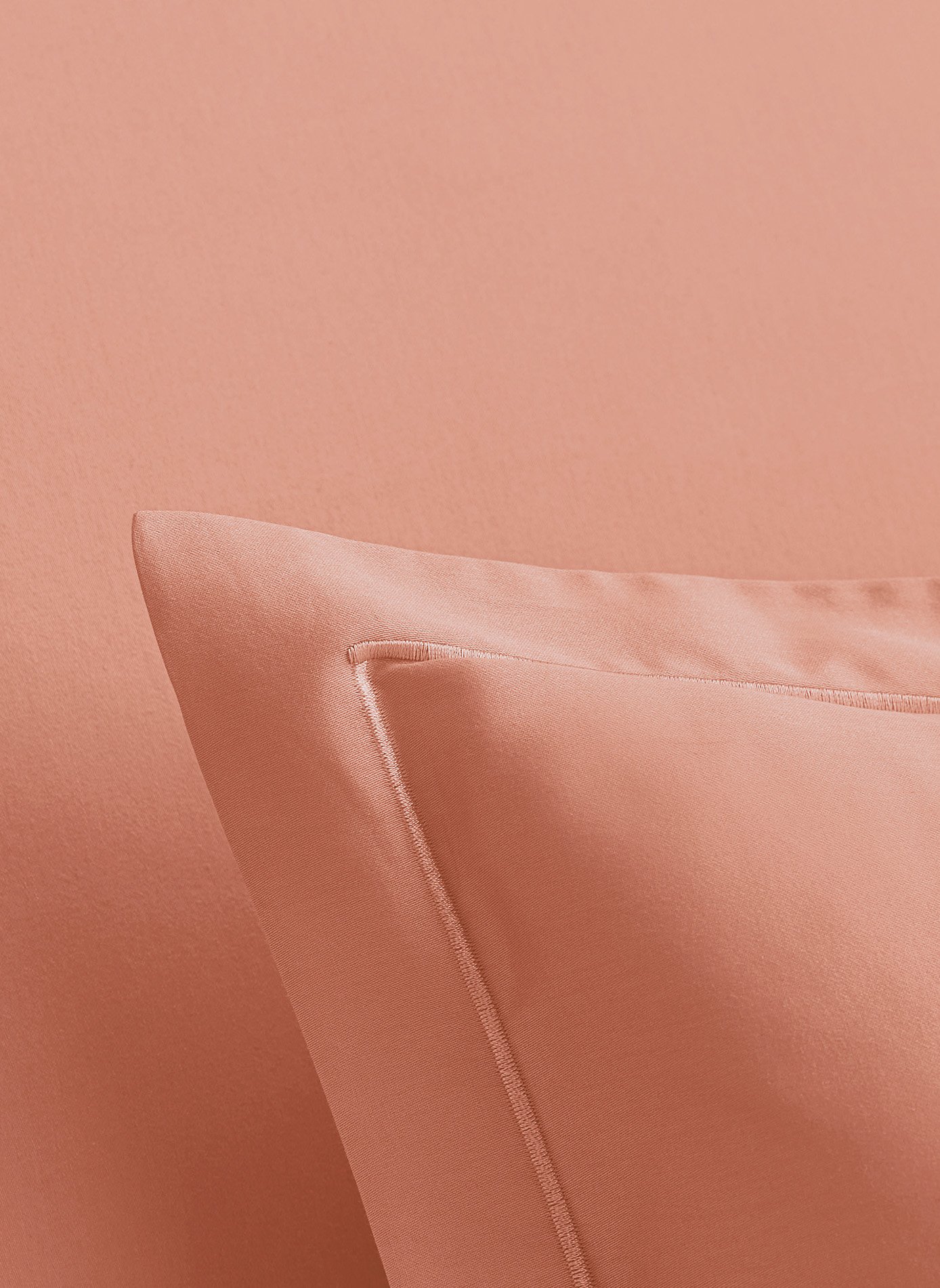 Taie d'oreiller eclat cuivre ANNE DE SOLENE Orange