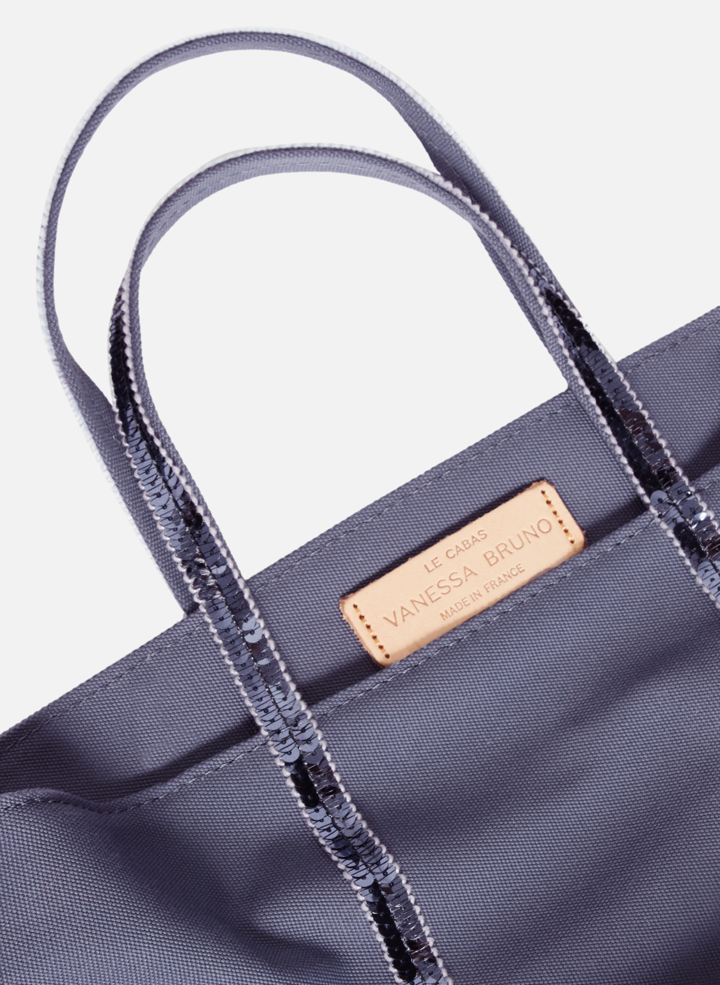 Cabas s zippé en toile VANESSA BRUNO Bleu