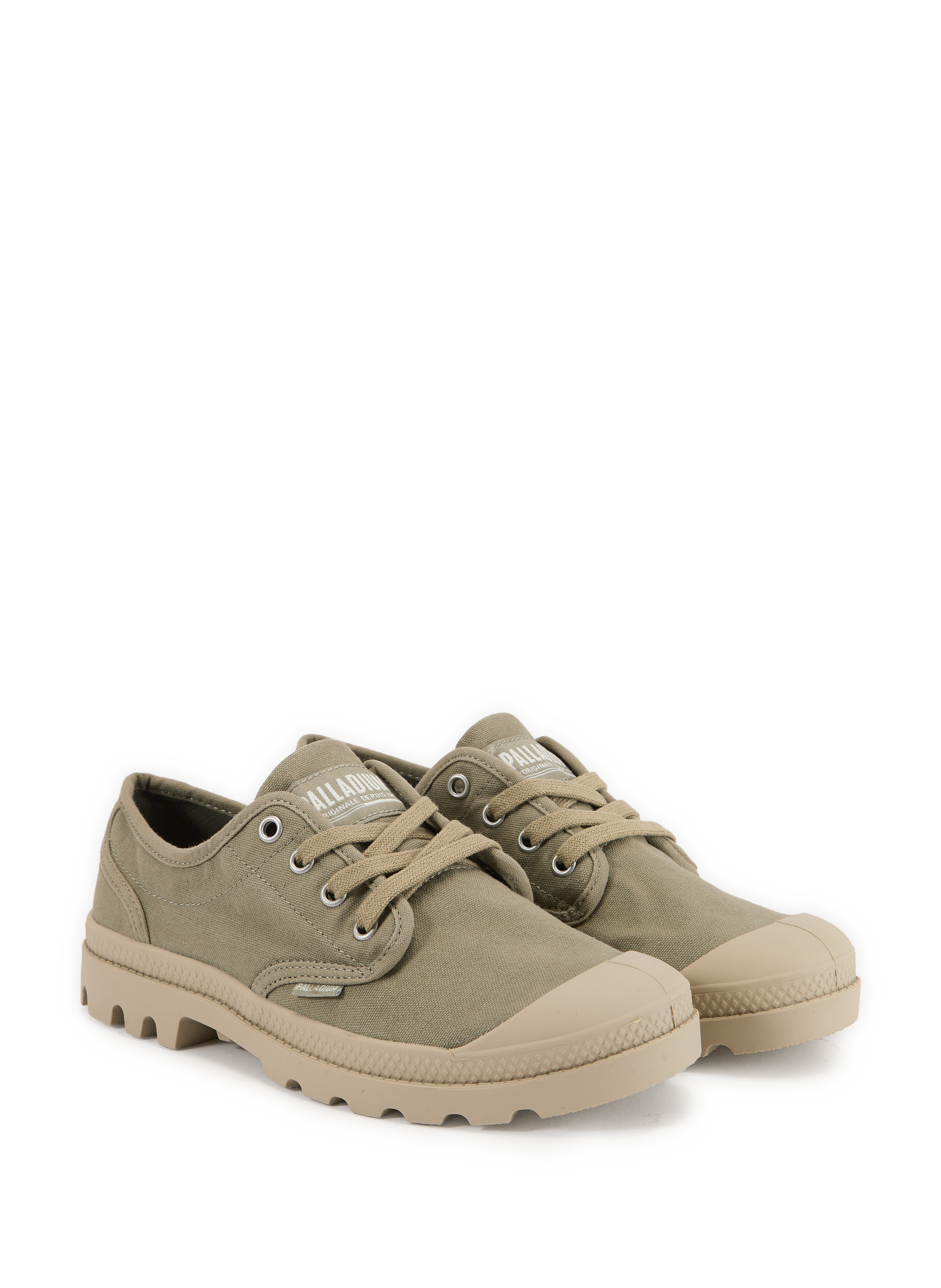 Pampa Oxford shoes in blended cotton PALLADIUM Khaki