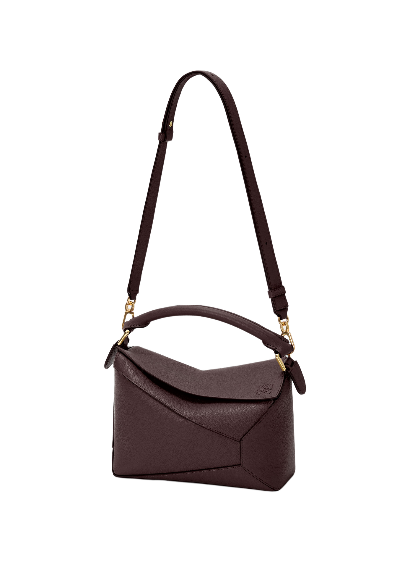 Small Puzzle Edge bag in grained calf leather LOEWE Brown