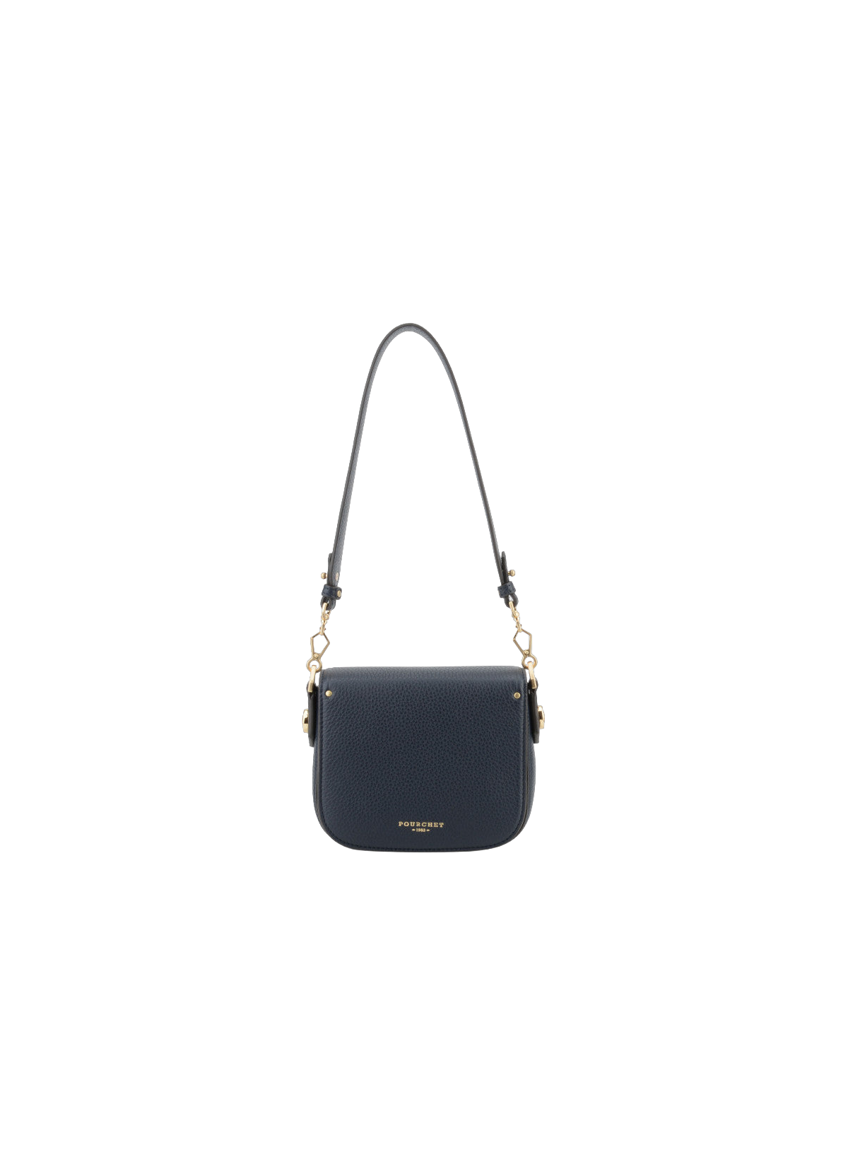 Sèvres | sac trotteur pm en cuir de vachette POURCHET Bleu