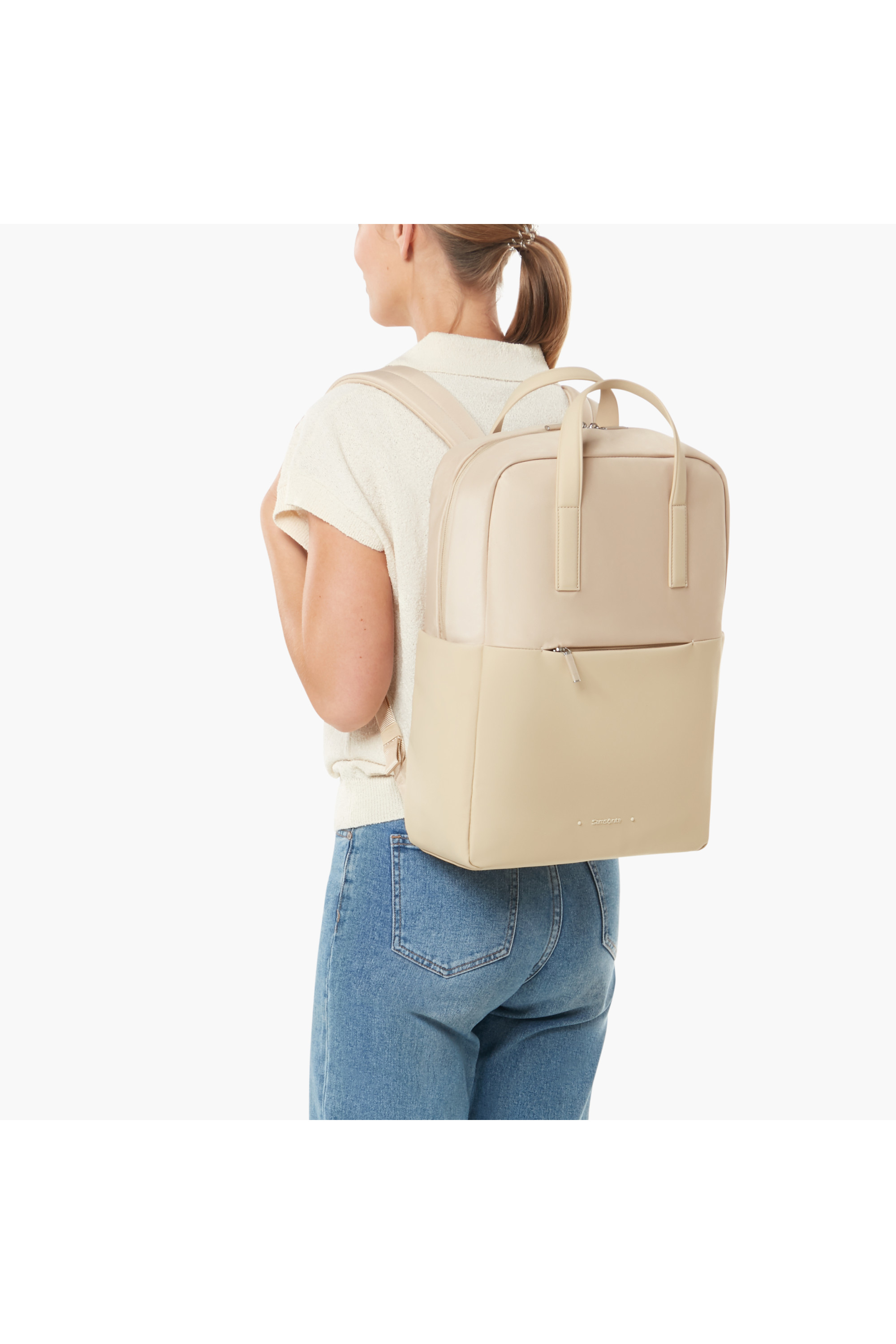 4pack sac à dos ordinateur SAMSONITE Beige