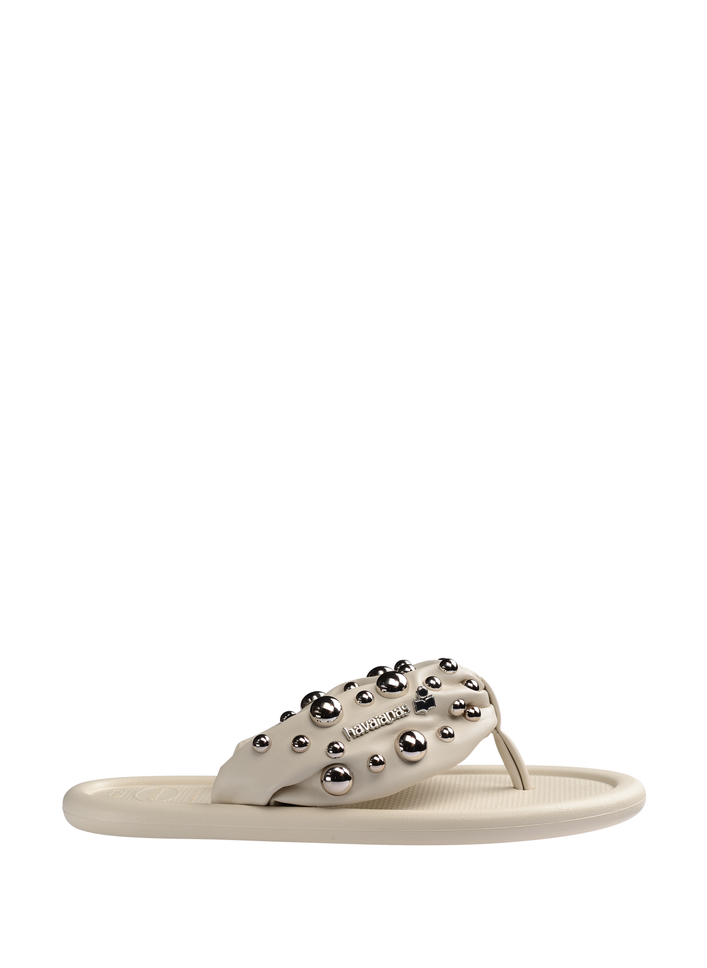 Isabel Marant x Havaianas - Stud-embellished flip-flops HAVAIANAS Beige