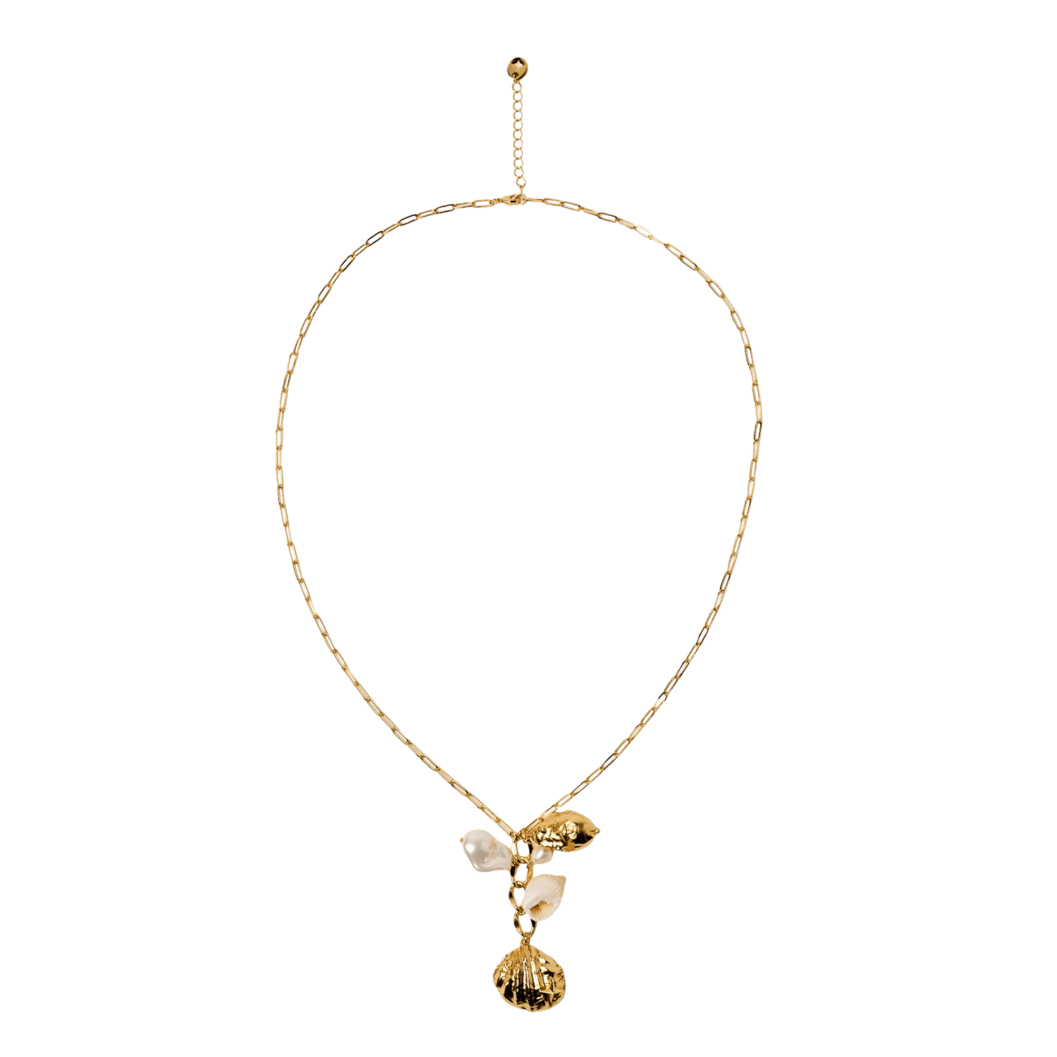 Colier à pendentifs fantaisie neptia SESSUN Doré