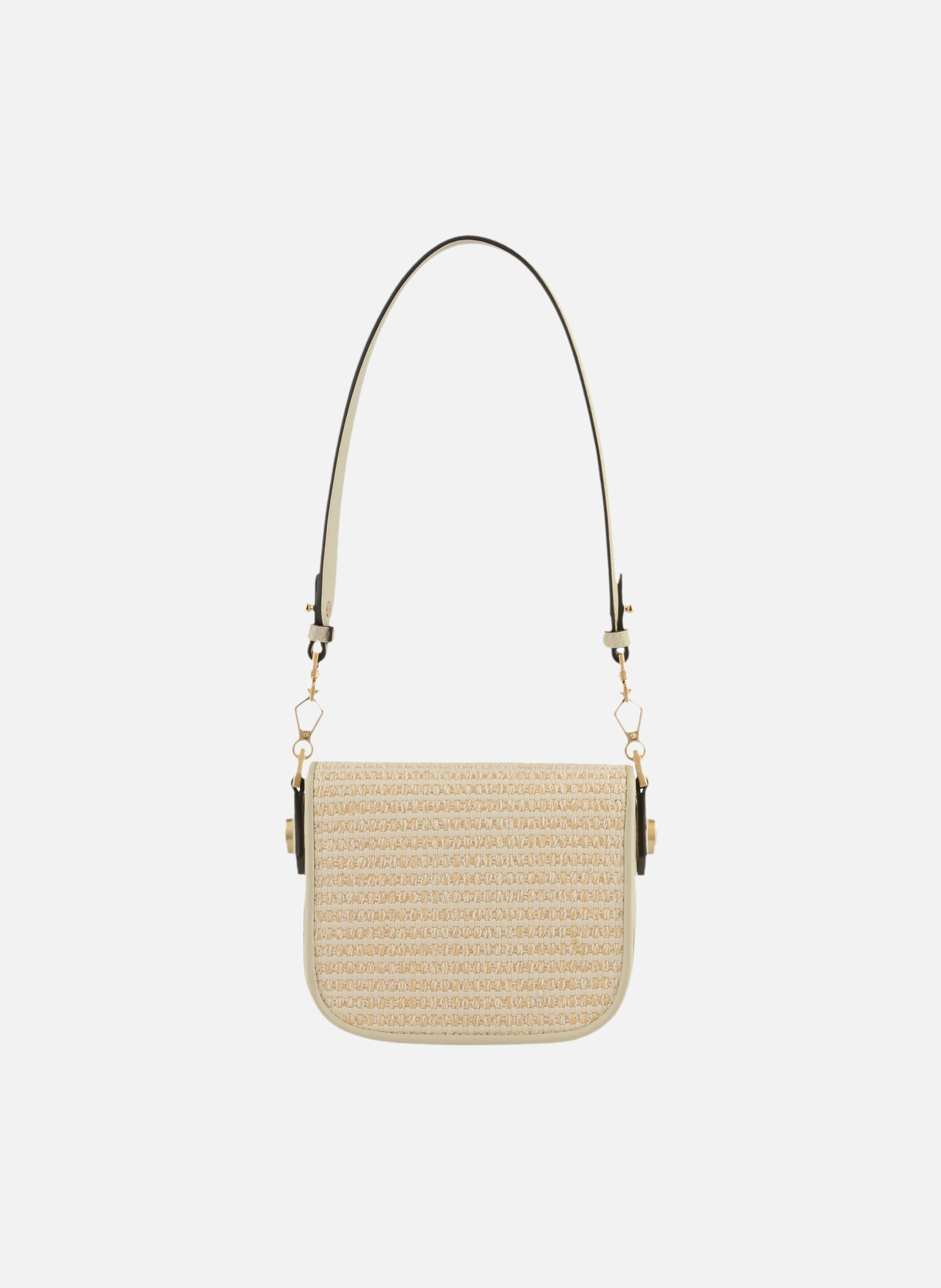 Sèvres tressé | sac porté épaule | Beige POURCHET Femme