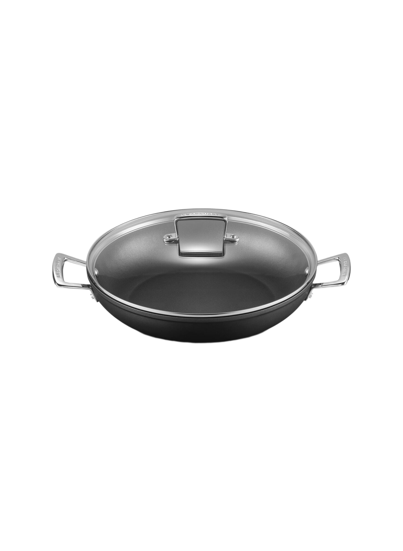Provenzalische Antihaft-Bratpfanne mit Deckel "Les Forgées" LE CREUSET Schwarz