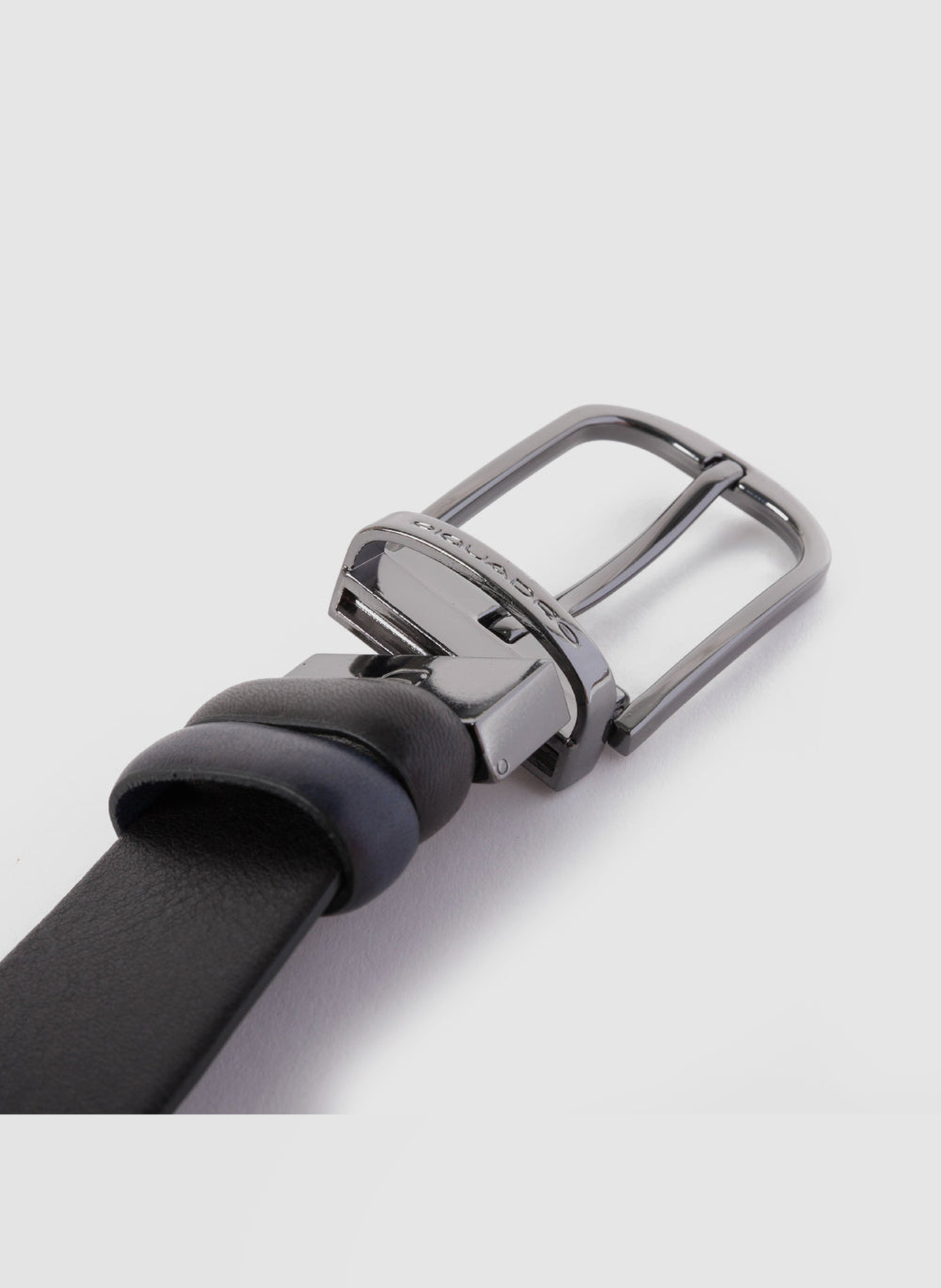Ceinture homme en cuir avec boucle-ardillon PIQUADRO Noir