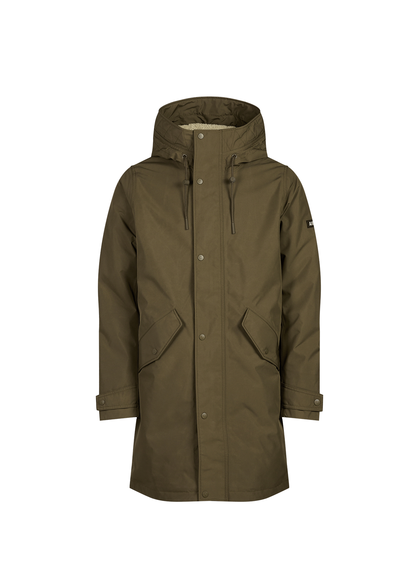 Parka à capuche Fishtail Gore-tex  AIGLE Marron