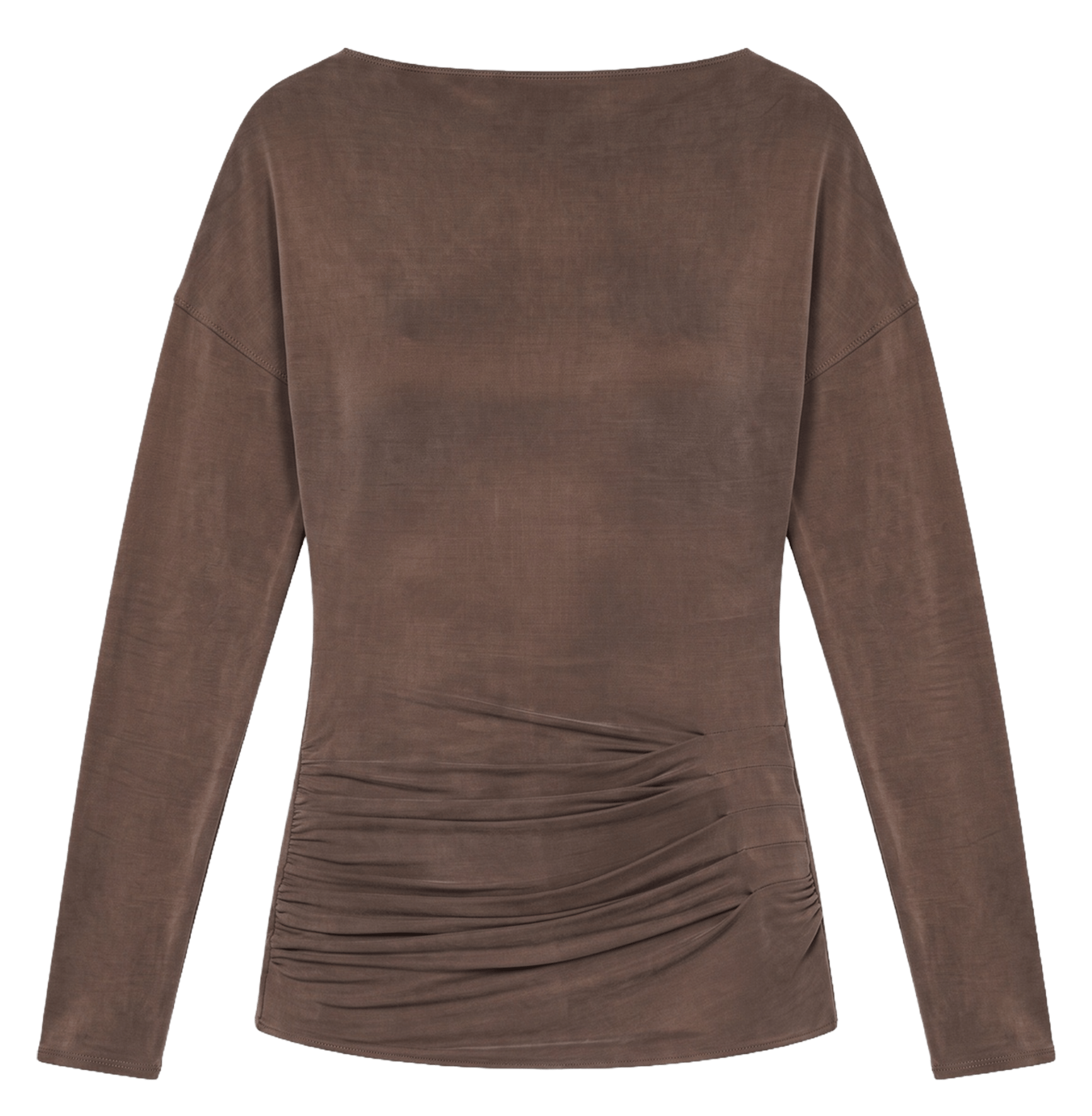 Top ajusté col bateau ember IRO Marron