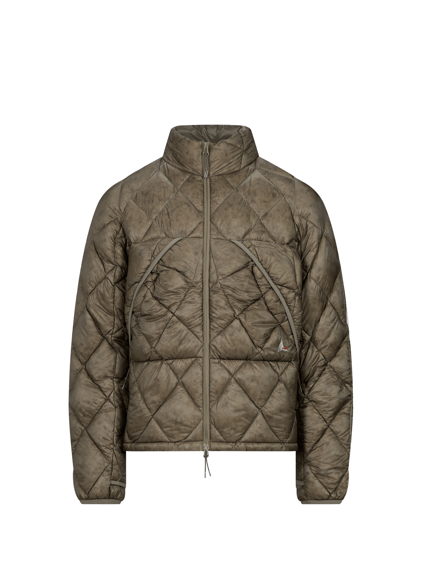 Oversized quilted jacket ROA Green