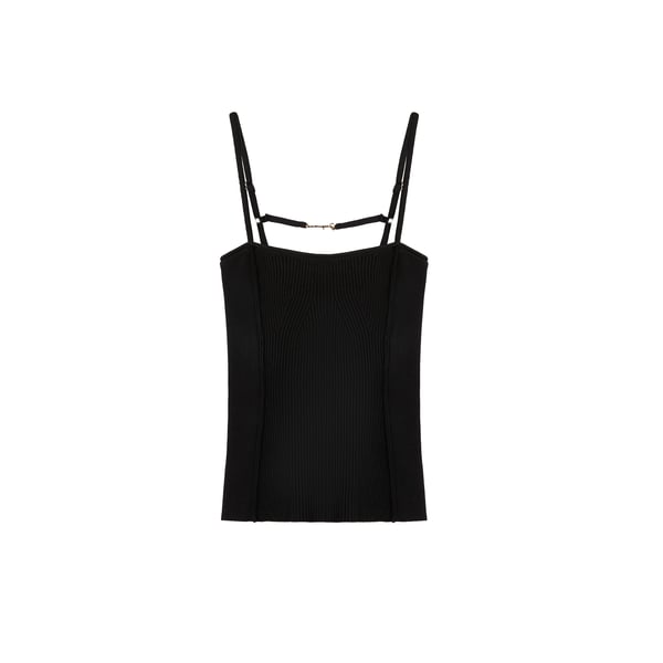 Jacquemus Le Haut Sierra Tank Top In Black