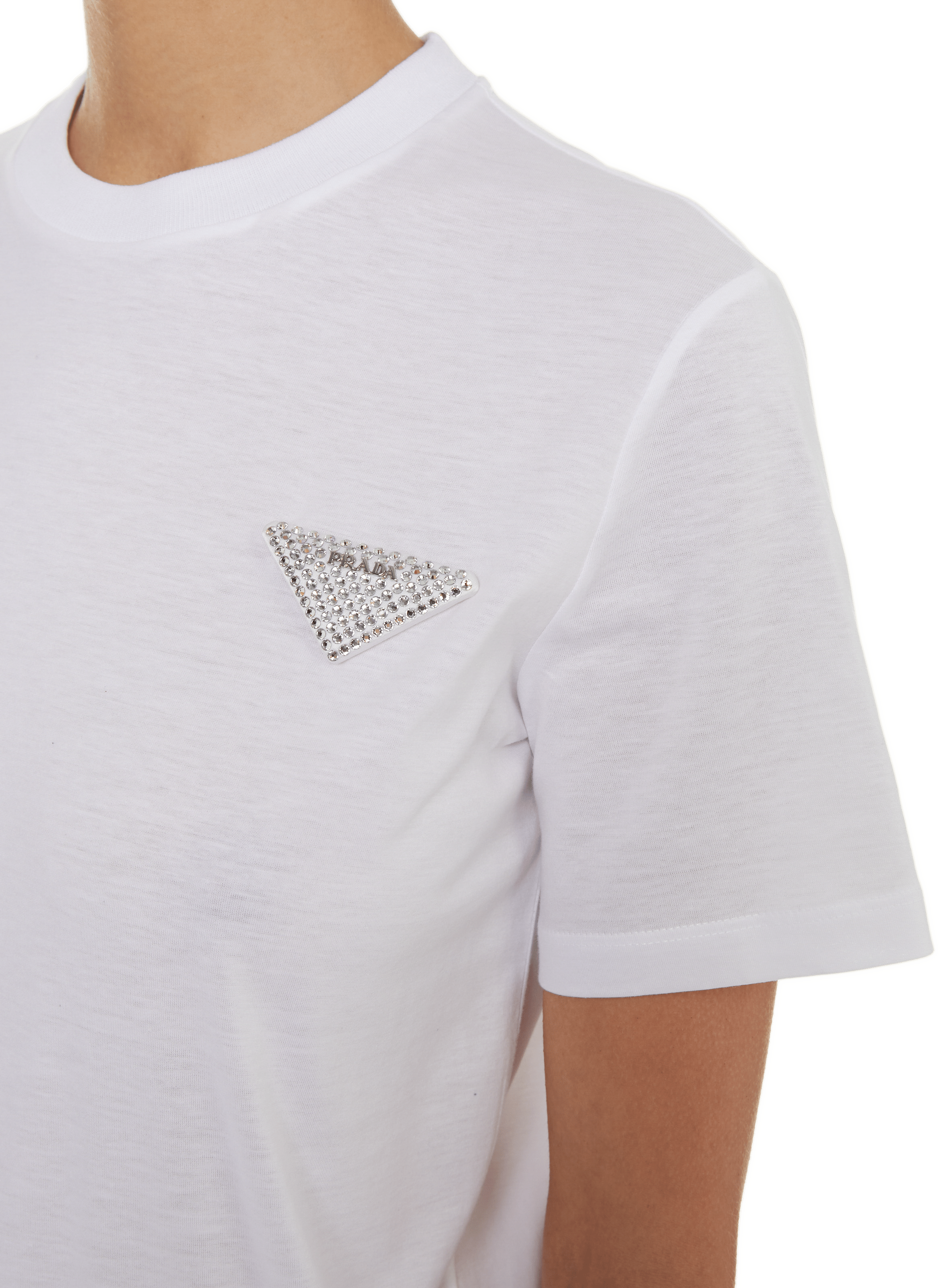 Logo T-shirt PRADA White