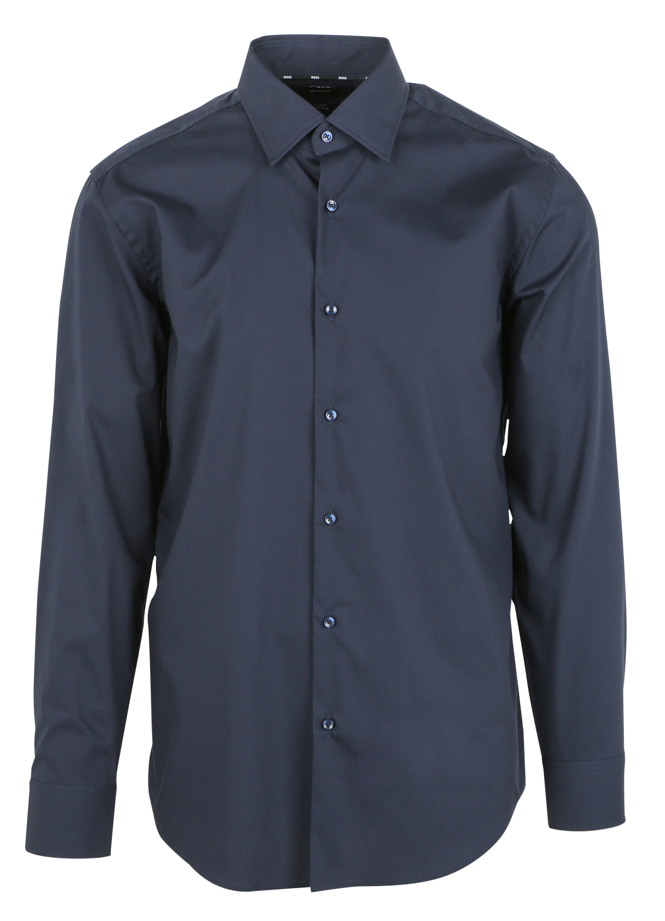 Chemise slim fit en coton mélangé BOSS Bleu