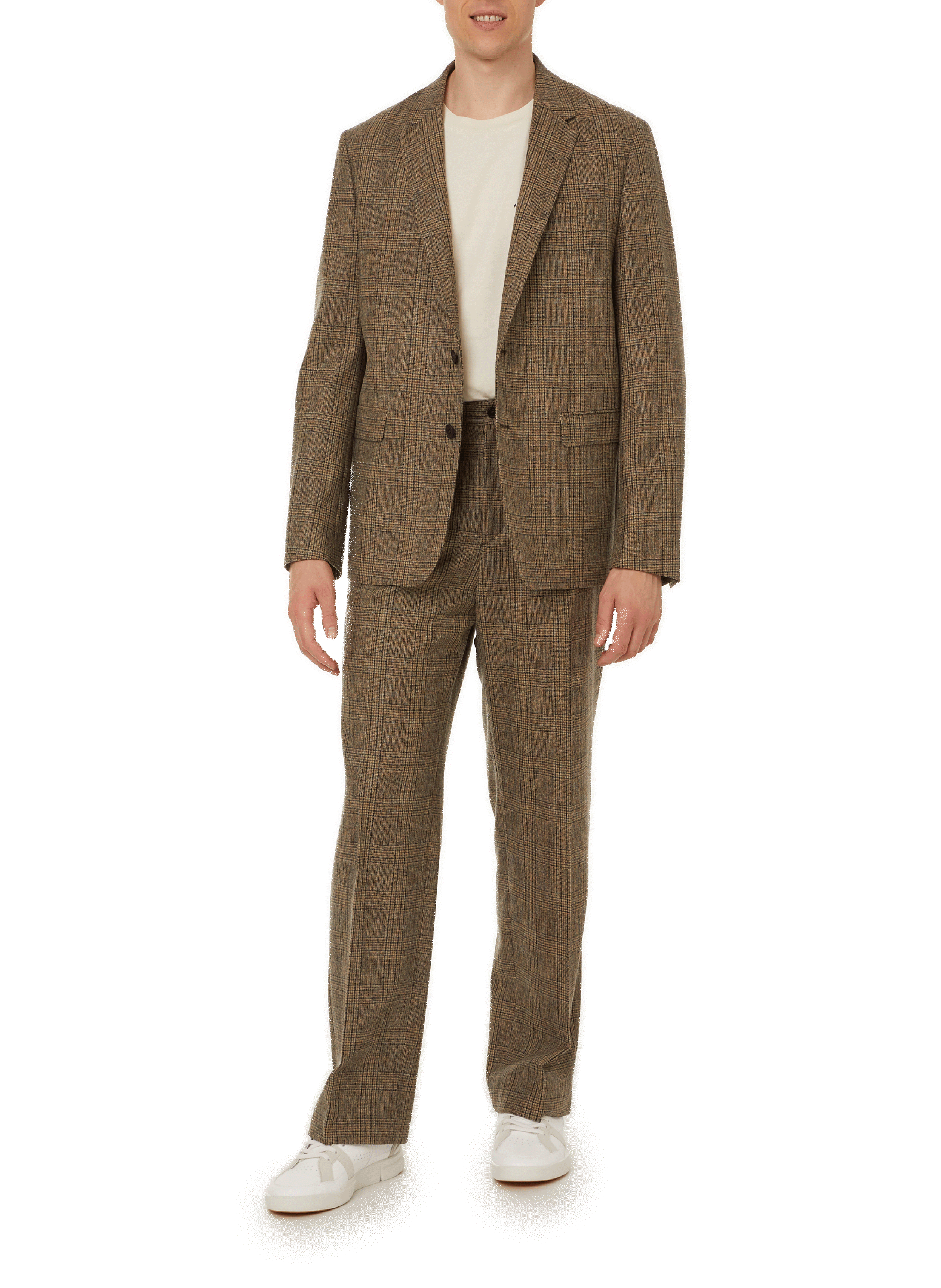 Wool-blend suit trousers SAISON 1865 Beige