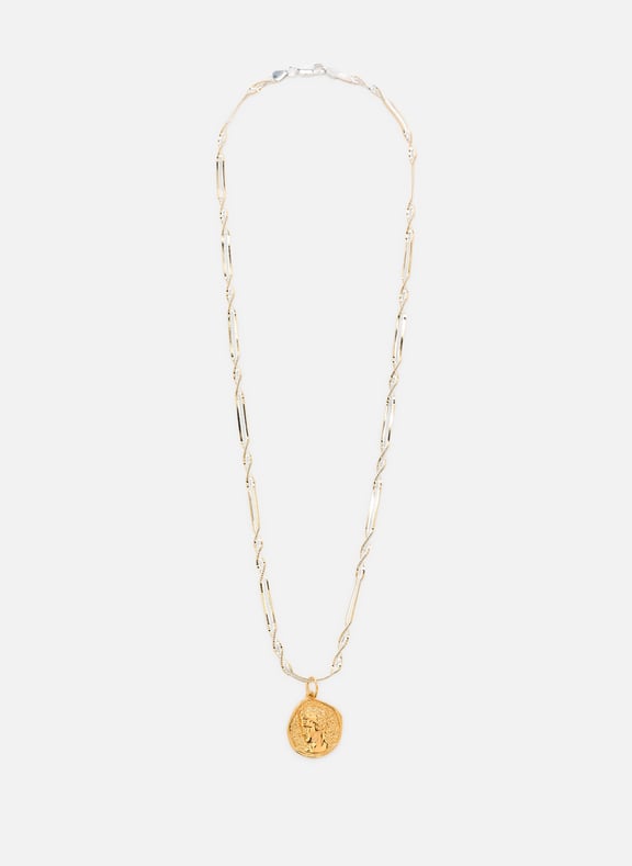 Necklace Hermis Small Matte Golden by HERMINA ATHENS HERMINA ATHENS Necklace Hermis Small Matte Golden